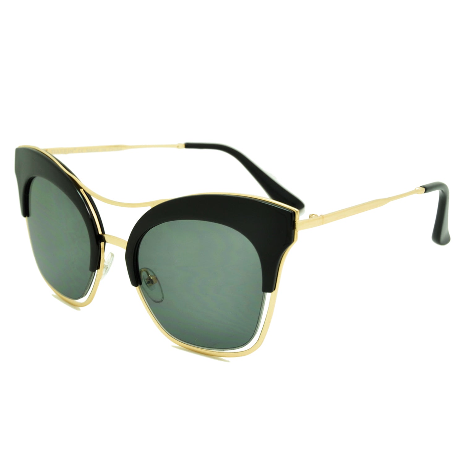 Dasein Women's Retro Polarized Cat Eye Sunglasses