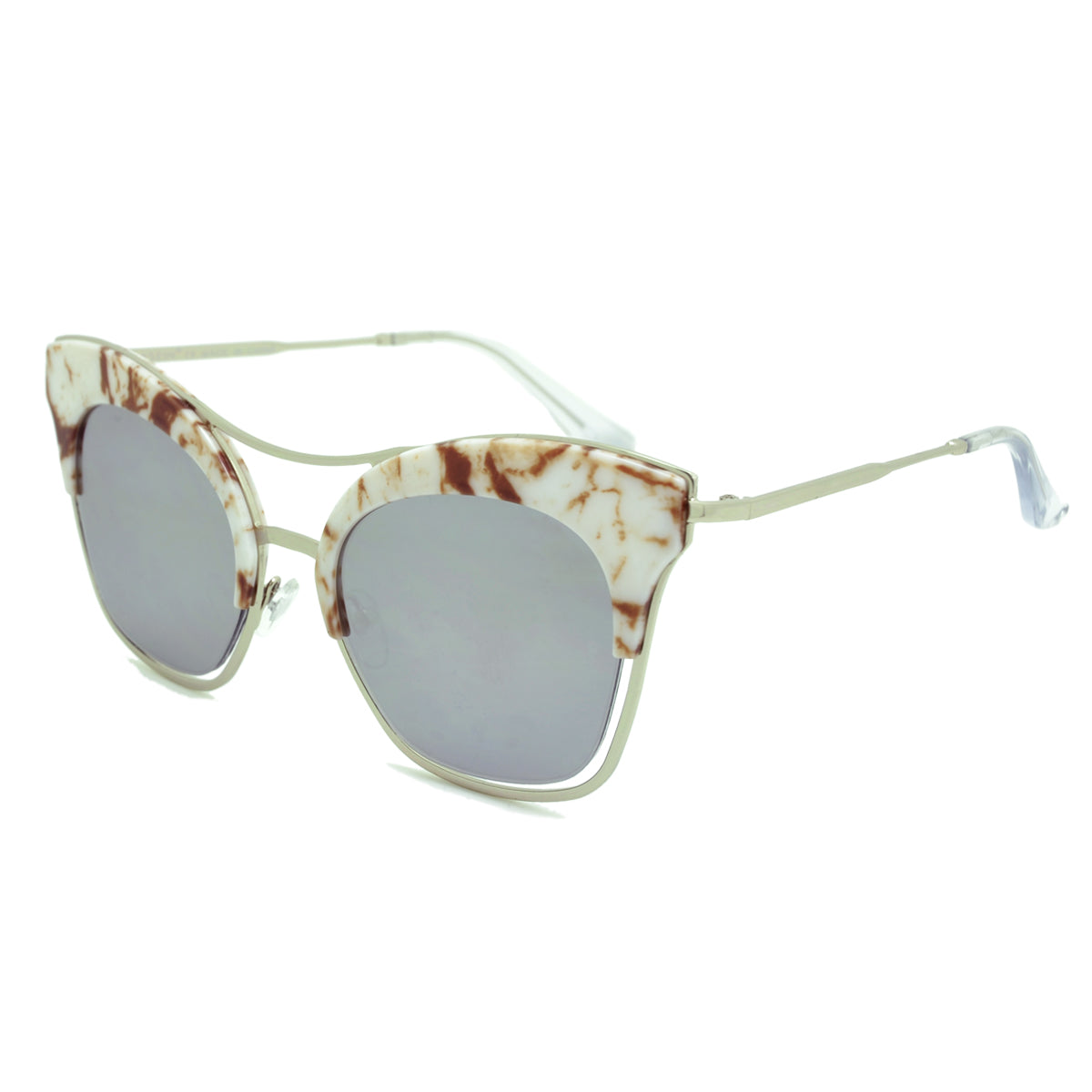 Dasein Women's Retro Polarized Cat Eye Sunglasses