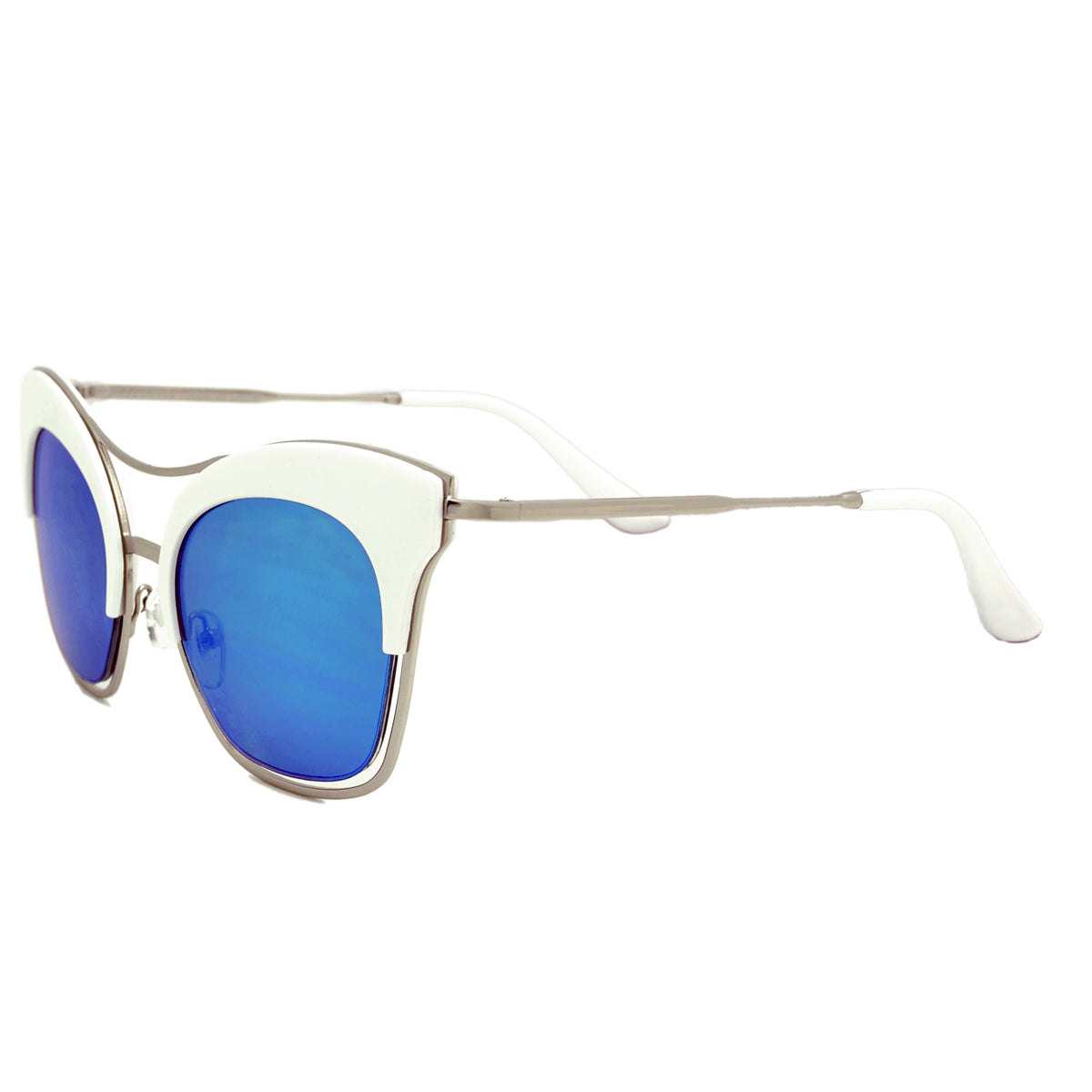 Dasein Women's Retro Polarized Cat Eye Sunglasses