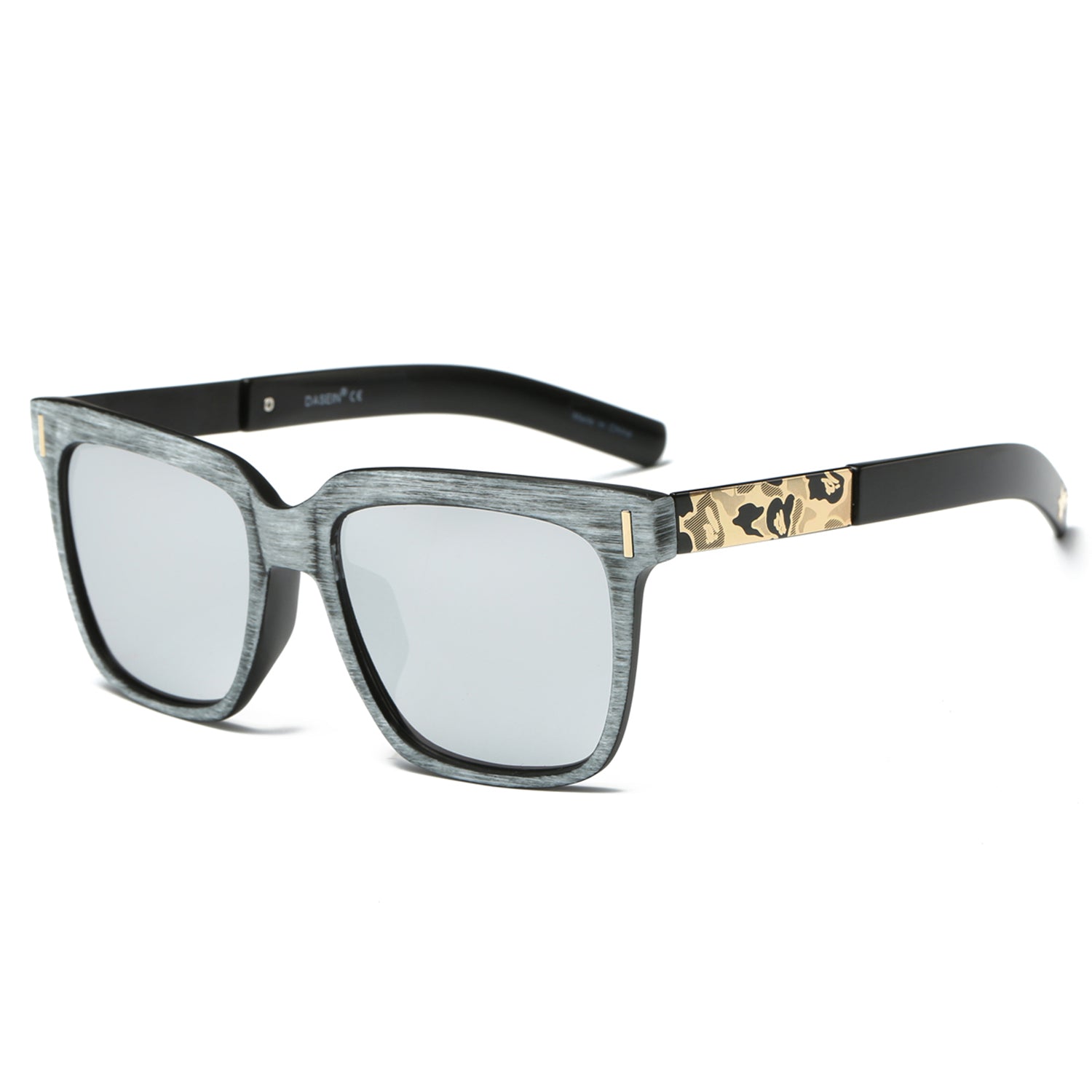Dasein Fashion Style UV Polarized Sunglasses with Wool-like Frame