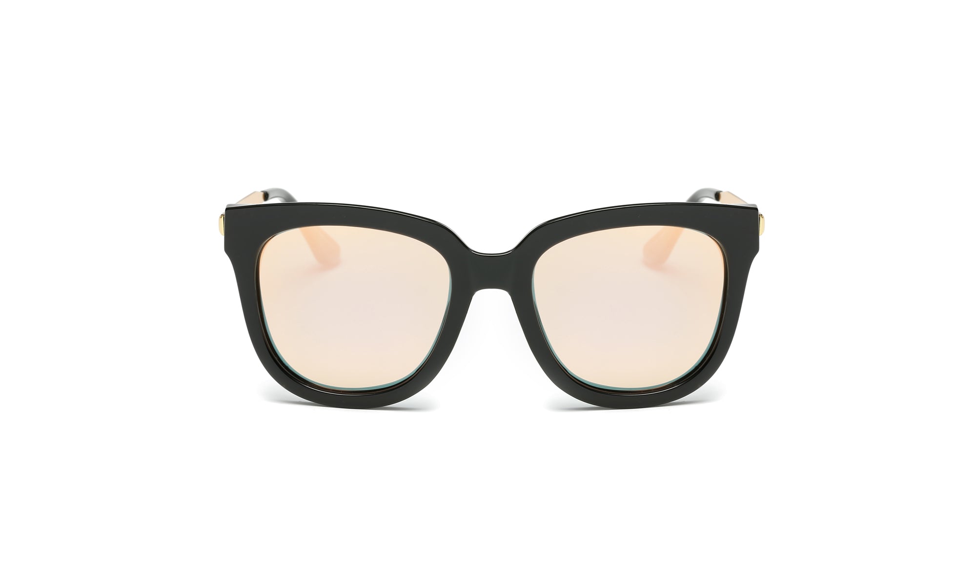 Women's Square Sunglasses Polarized Colored Lens Full Rim Frame Glasses