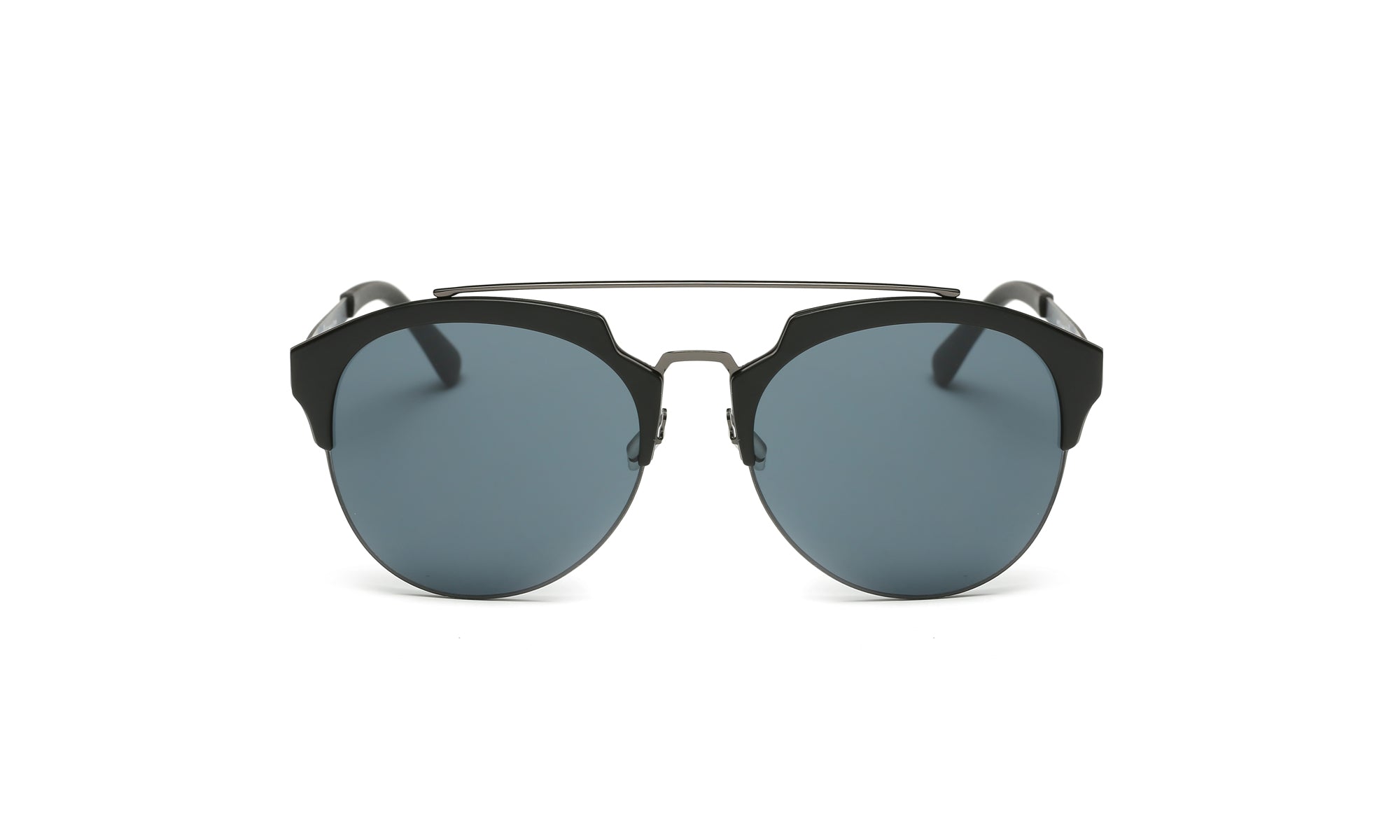 Dasein Semi Rimless Polarized Sunglasses Women Men Retro Sunglasses