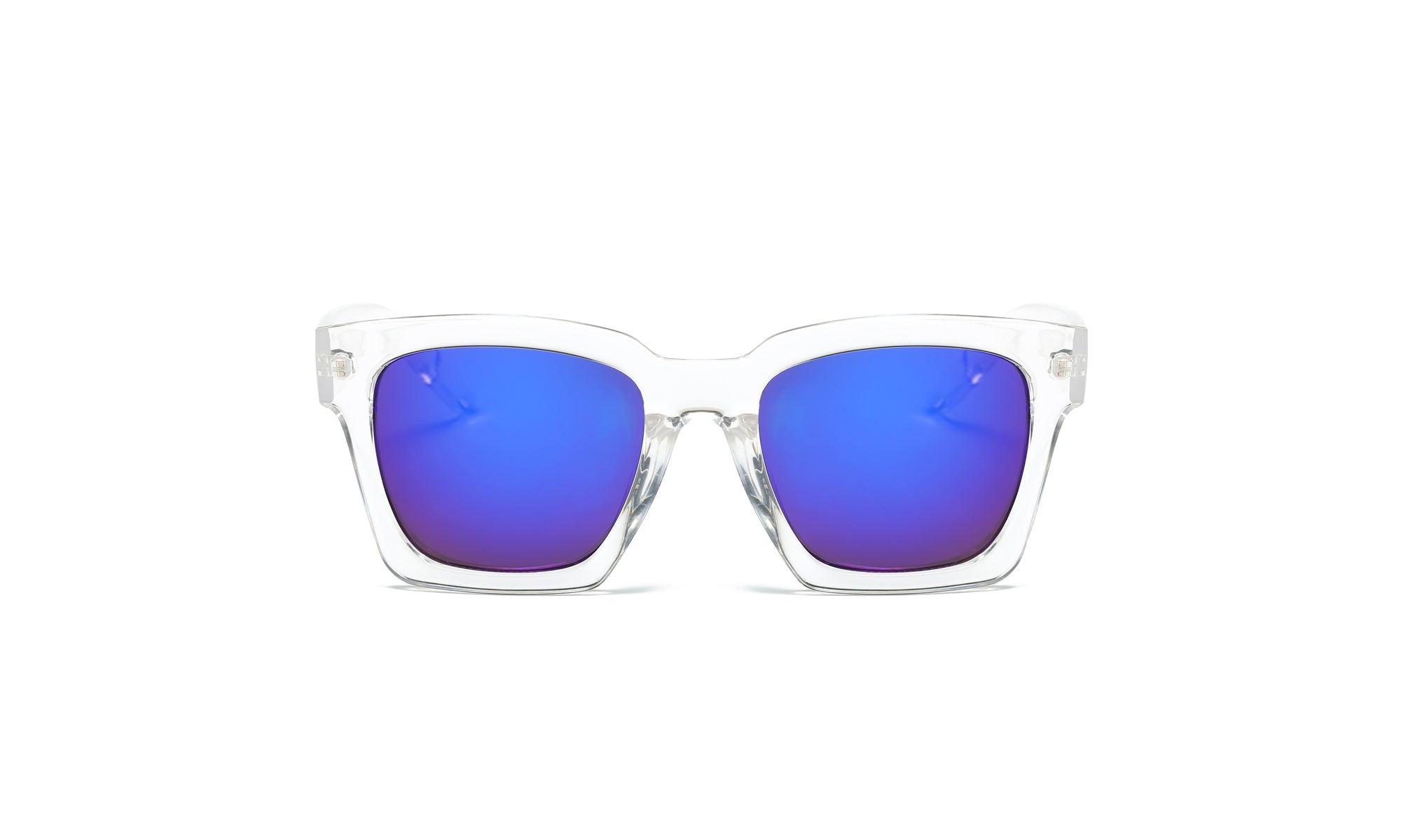 Dasein Women's Square Sunglasses Polarized Colored Lens Full Rim Frame Glasses
