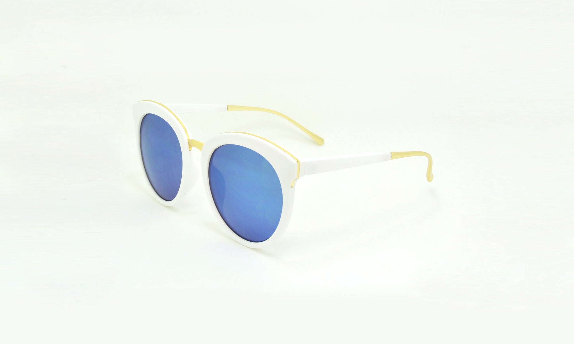 Dasein Vintage Round Sunglasses for Women Classic Retro Designer Style