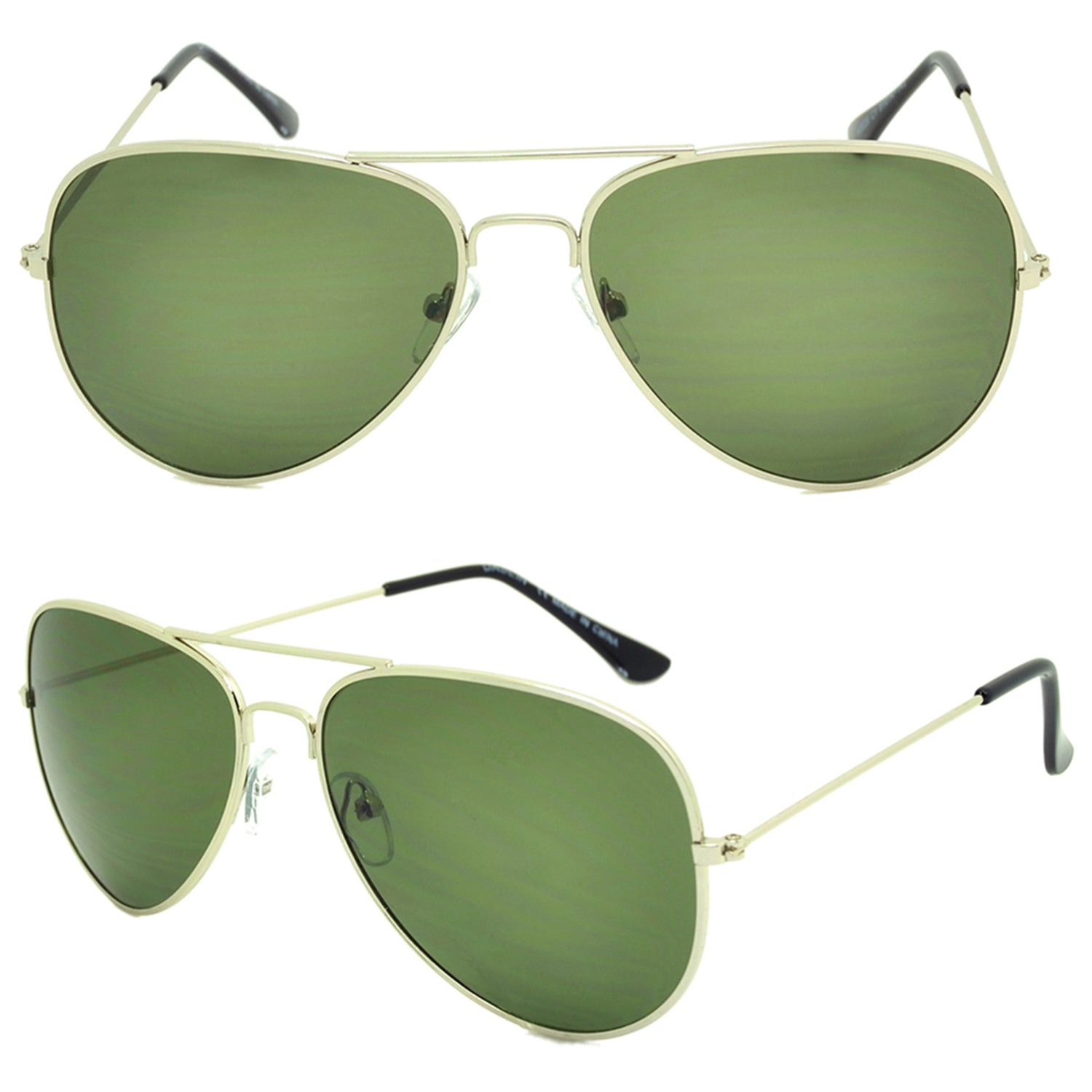 Unisex Classic Metal Sunglasses Polarized Color Lens Aviator Glasses