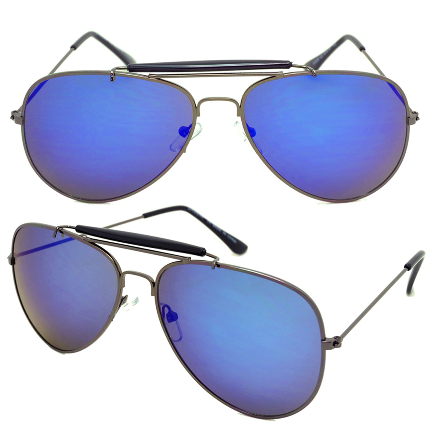 Dasein Metal Aviator Polarized Sunglasses with 100% UV Protection