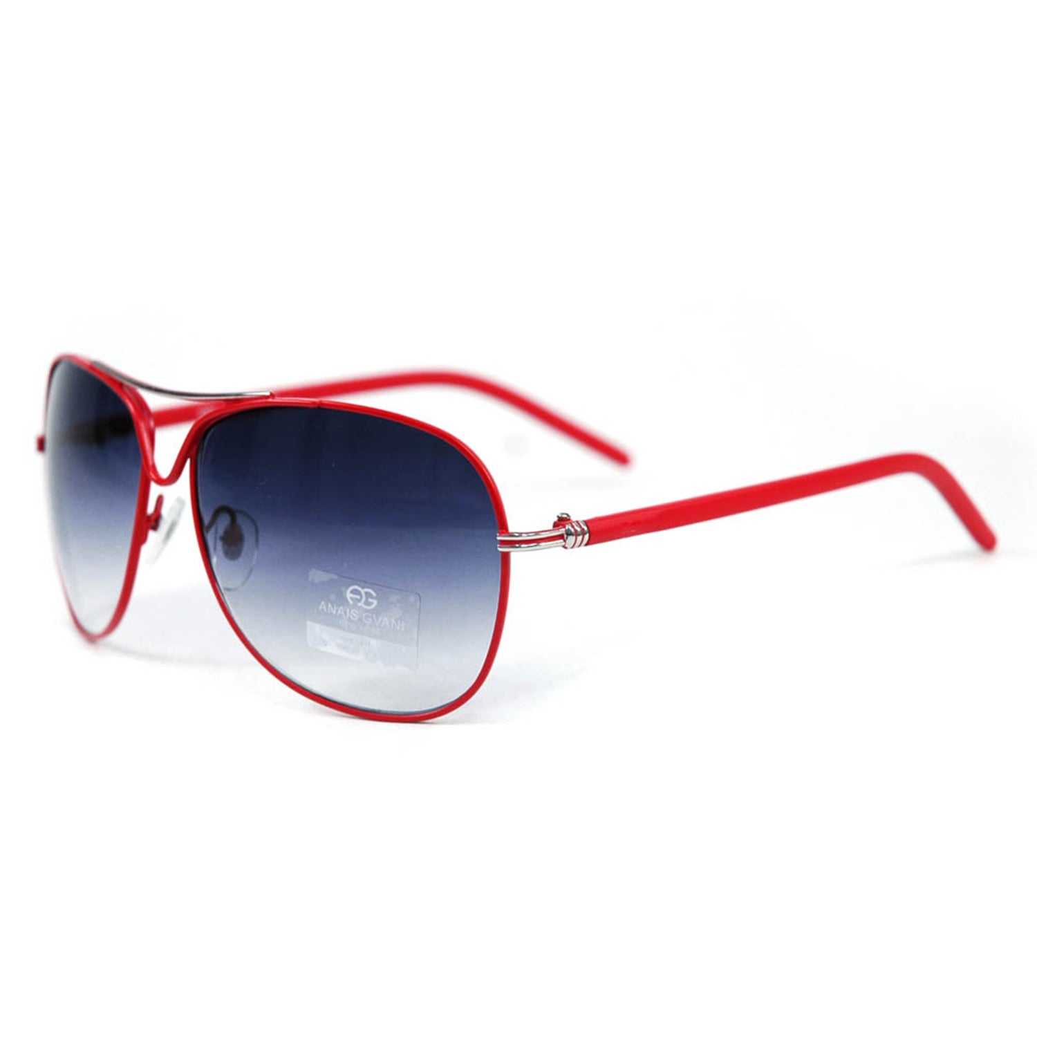 Women's Classic Metal Sunglasses Gradient Color Lens Aviator Sunglasses