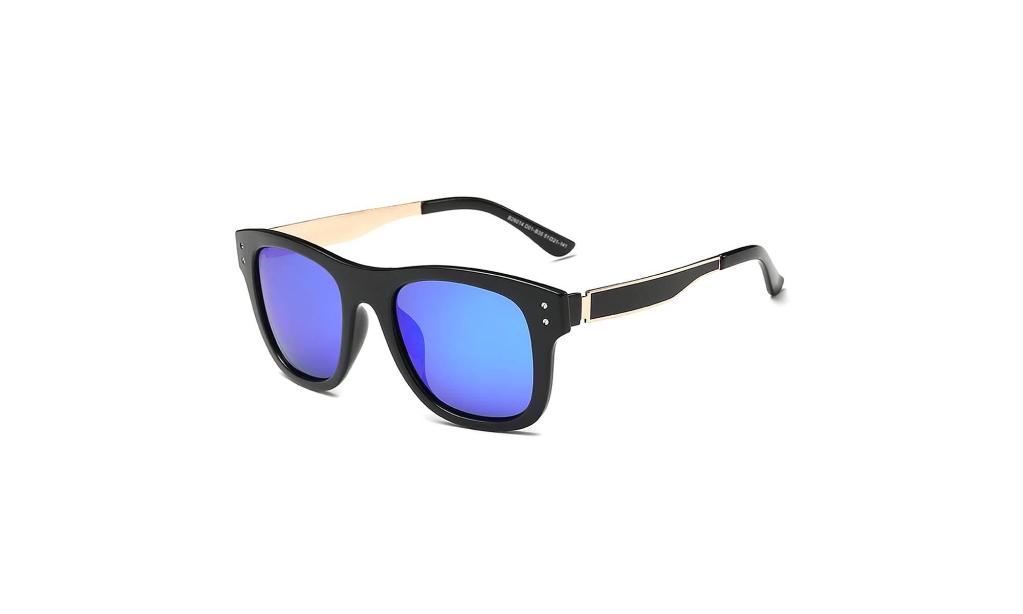 Women's Square Sunglasses Polarized Colored Lens Full Rim Frame Glasses