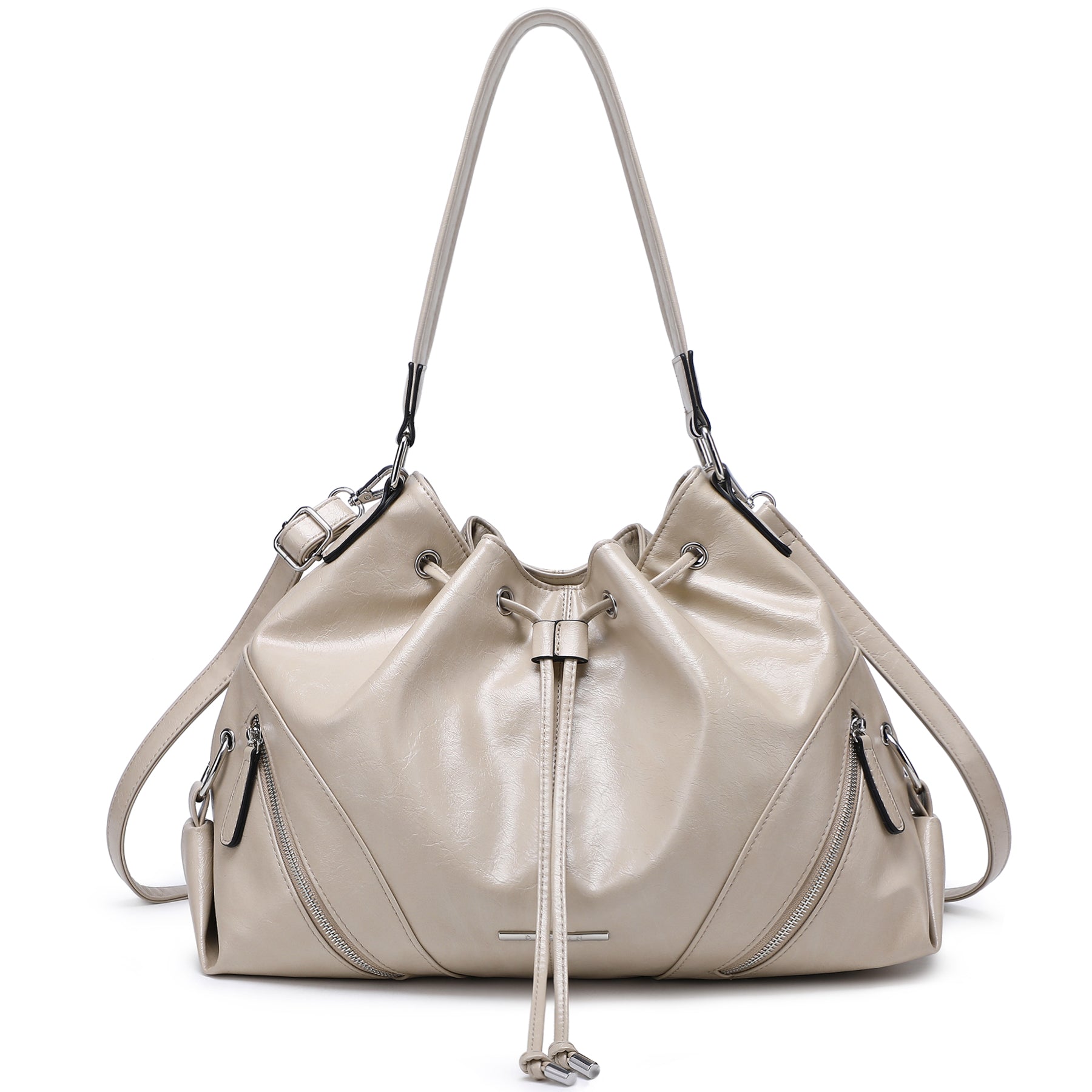 Large Hobo Bag Drawstring Handbag Purses for Women Bucket Tote Bags for Work/Travel/Commute