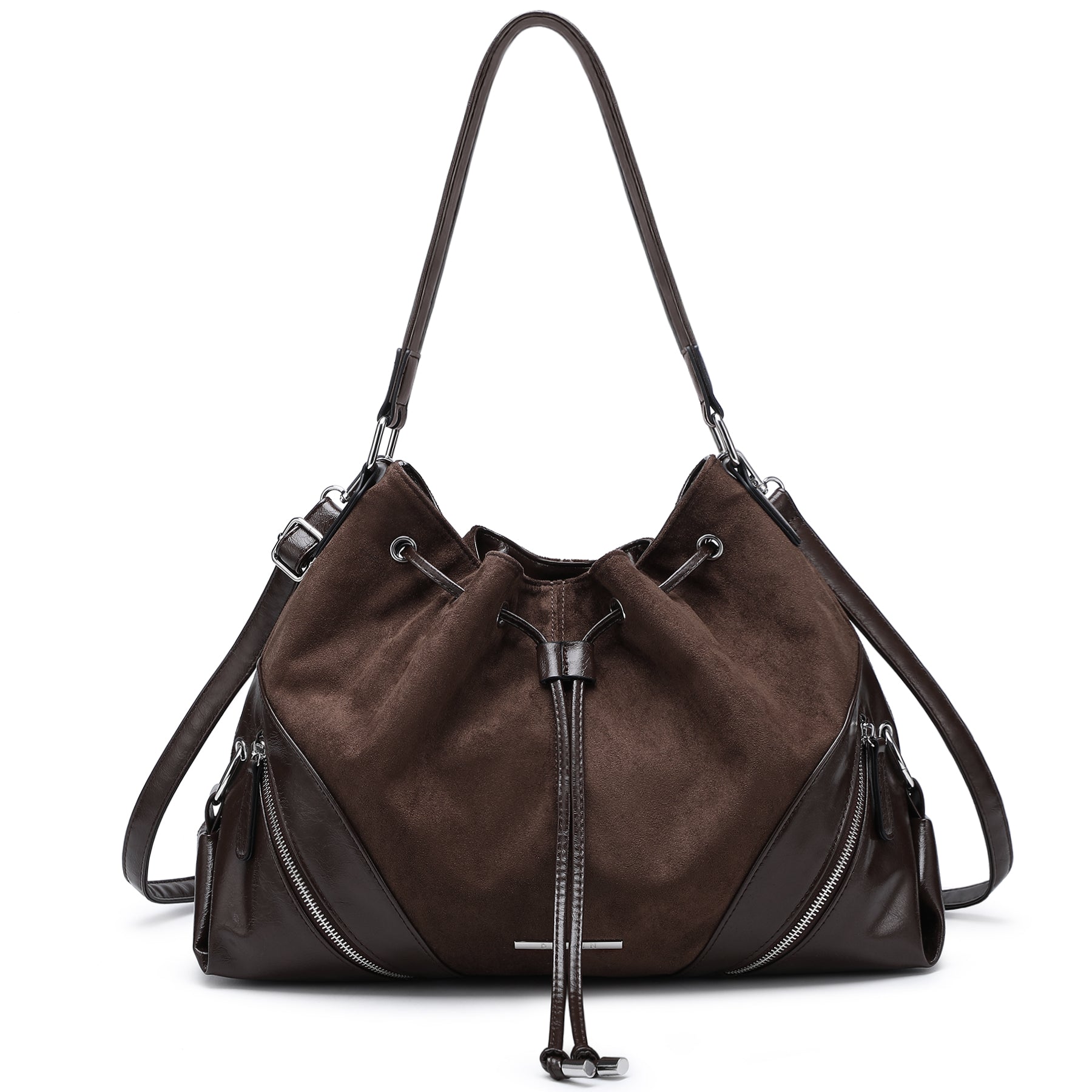 Large Hobo Bag Drawstring Handbag Purses for Women Bucket Tote Bags for Work/Travel/Commute