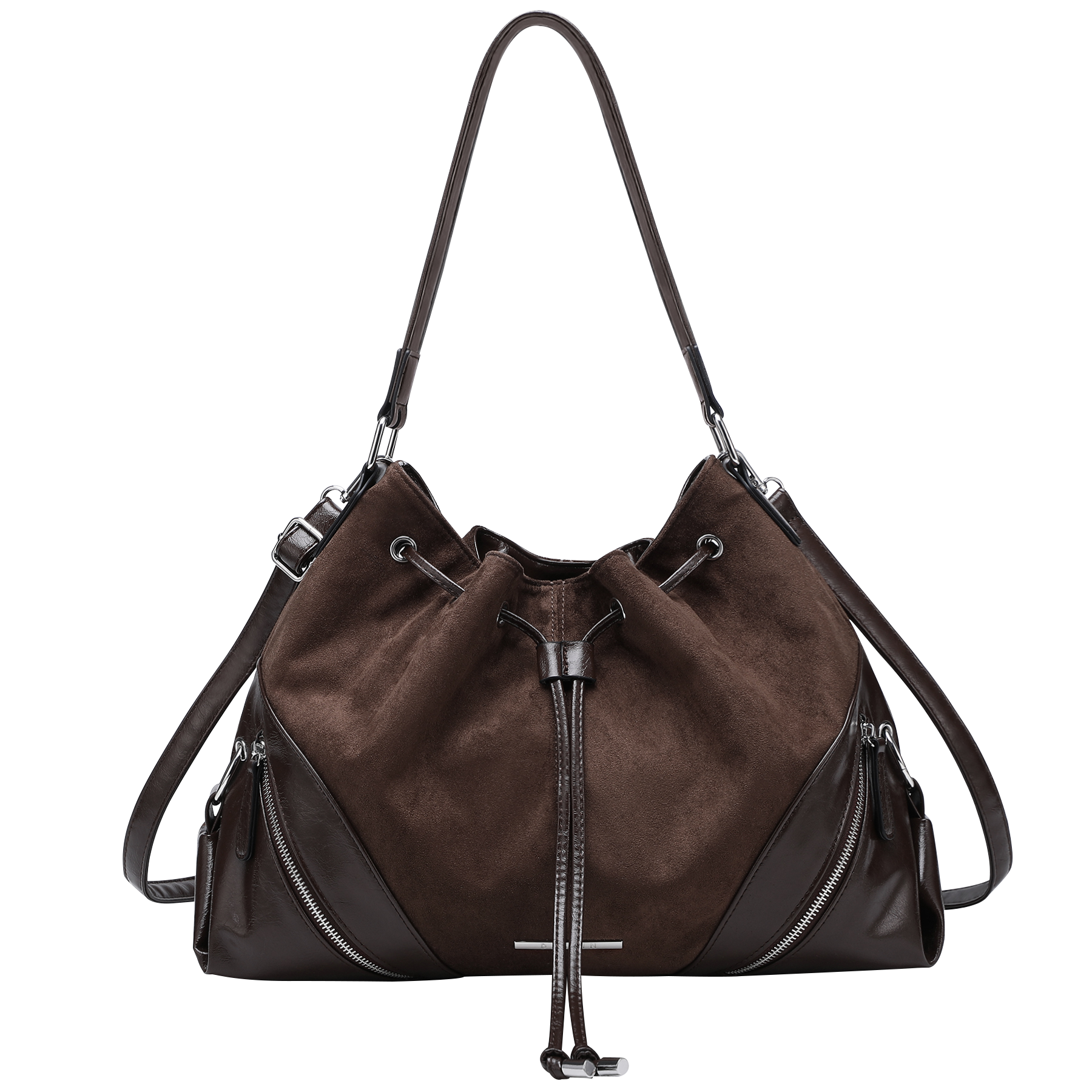 Large Hobo Bag Drawstring Handbag Purses for Women Bucket Tote Bags for Work/Travel/Commute