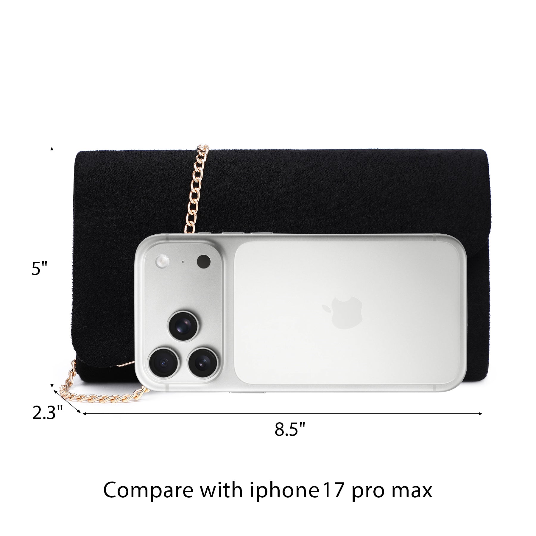 Faux Suede Evening Bag Clutch Purses for Women for Wedding Party Prom Formal Handbags with Shoulder Strap