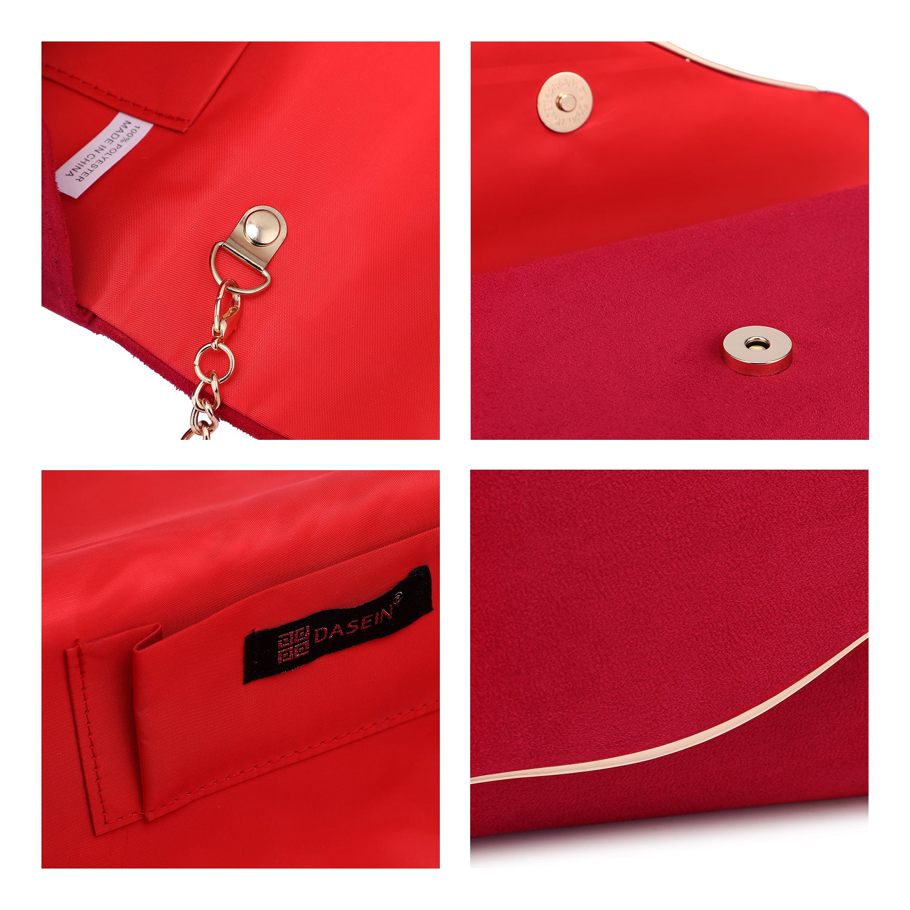 Faux Suede Evening Bag Clutch Purses for Women for Wedding Party Prom Formal Handbags with Shoulder Strap