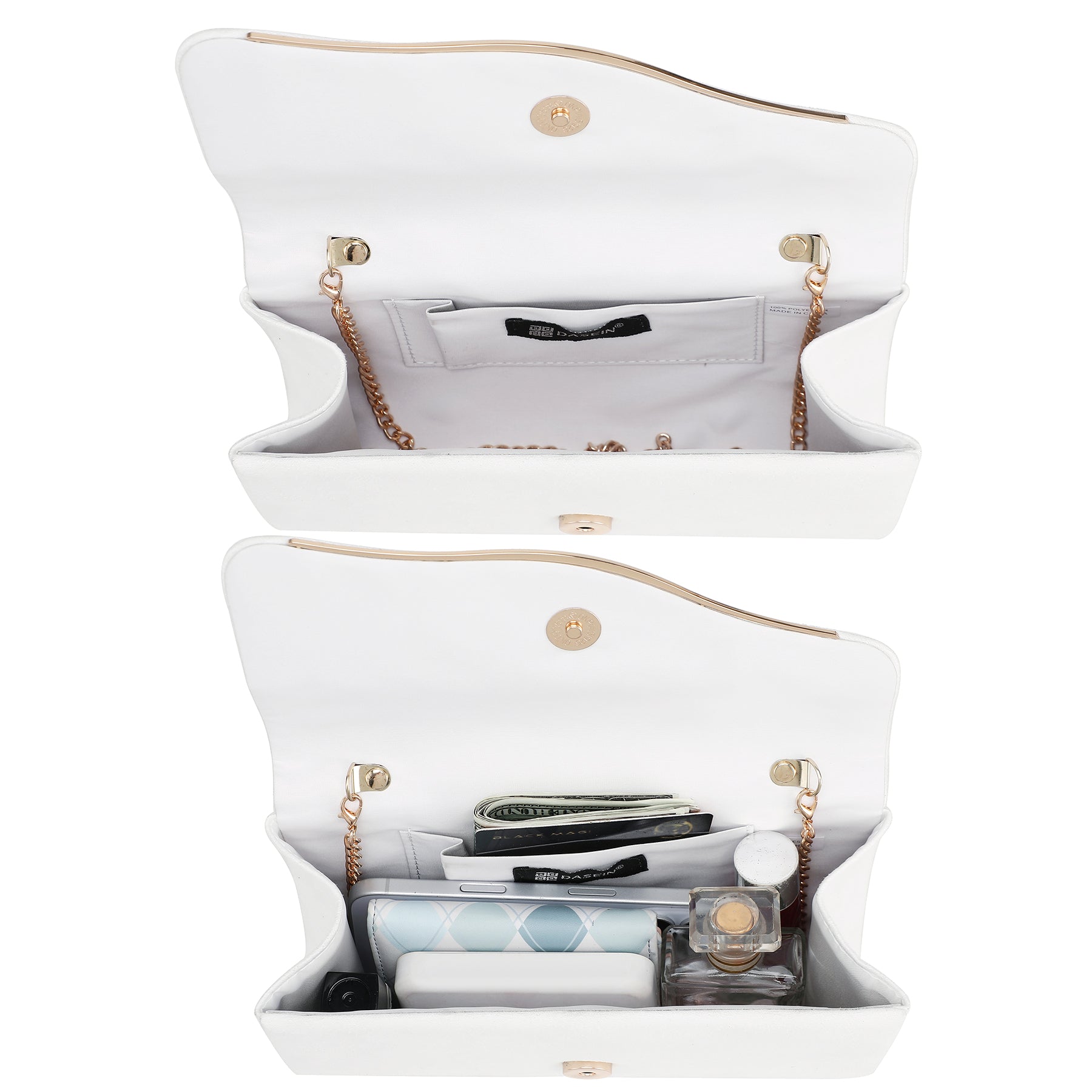 Faux Suede Evening Bag Clutch Purses for Women for Wedding Party Prom Formal Handbags with Shoulder Strap