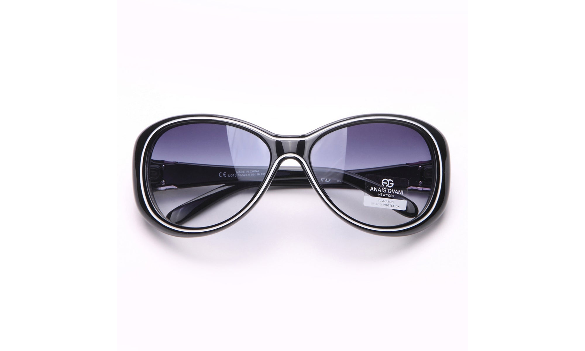 Dasein Fashion Wide Sunglasses with Outline Accent UV Polarized
