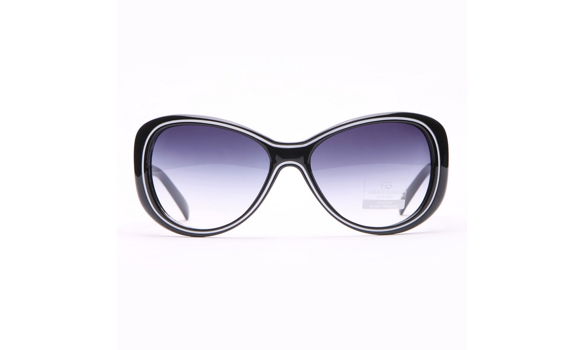 Dasein Fashion Wide Sunglasses with Outline Accent UV Polarized