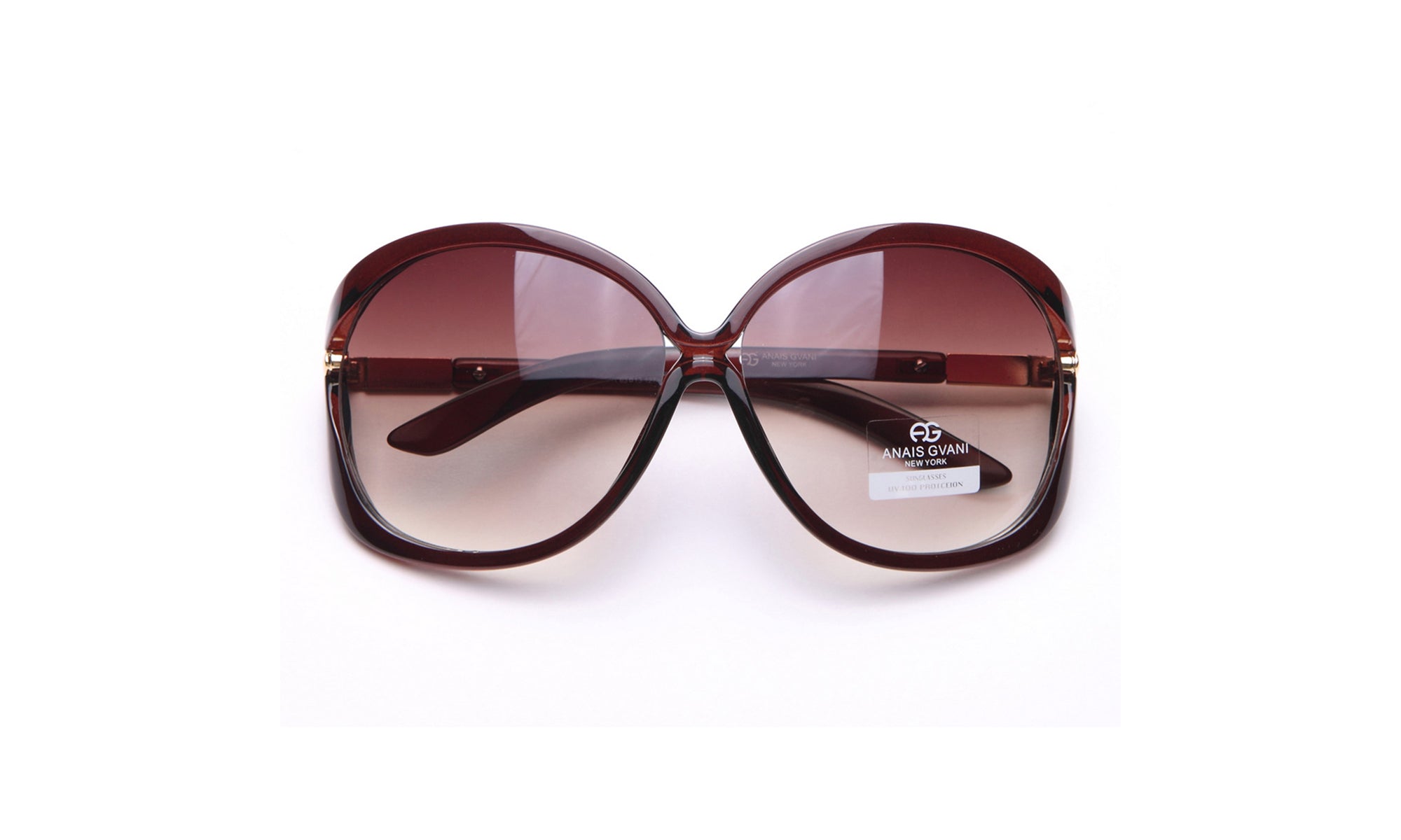 Dasein Chic Open Temple Fashion Sunglasses with Outline Accent UV Polarized