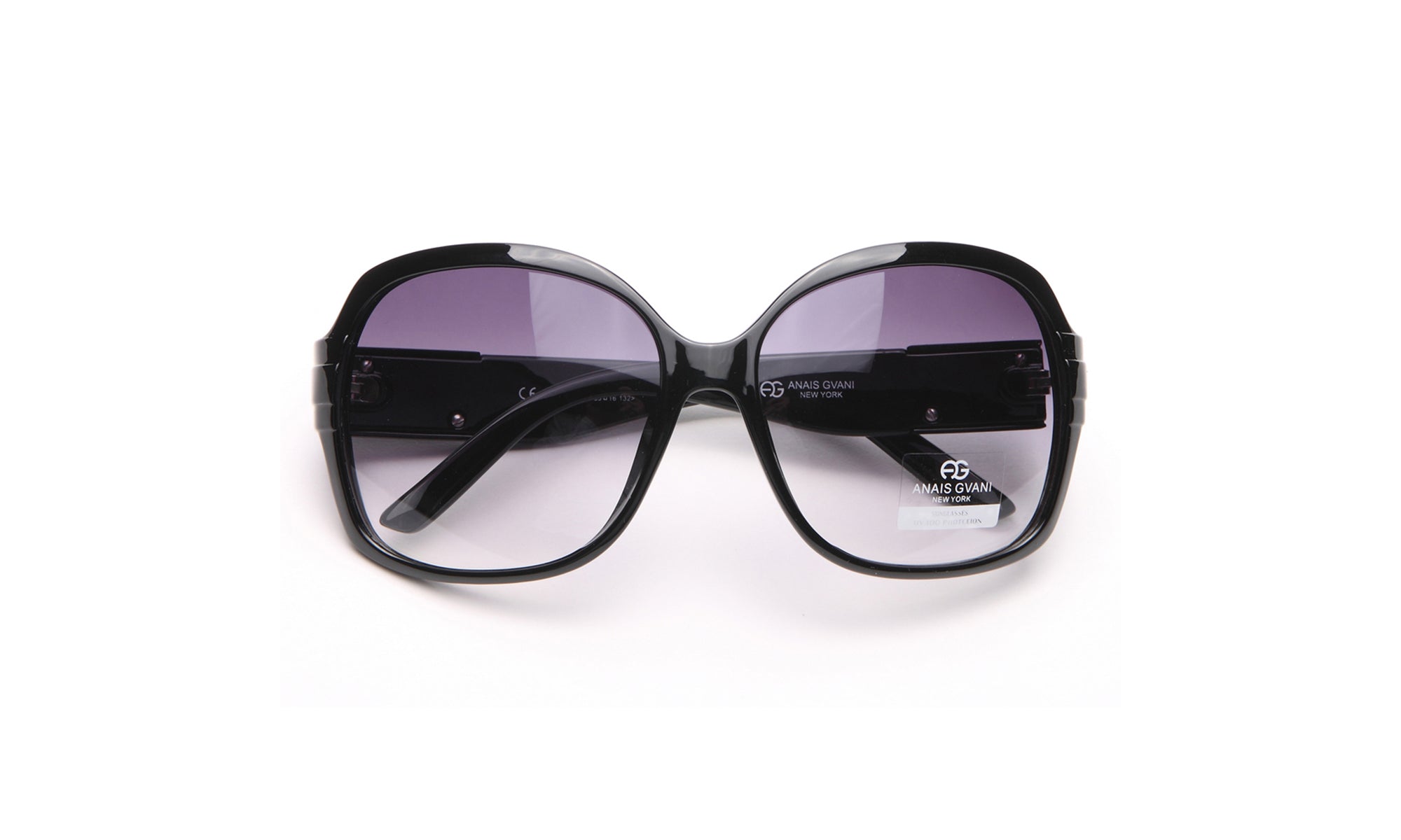 Dasein Fashion Round Box Frame Sunglasses with Outline Accent UV Polarized
