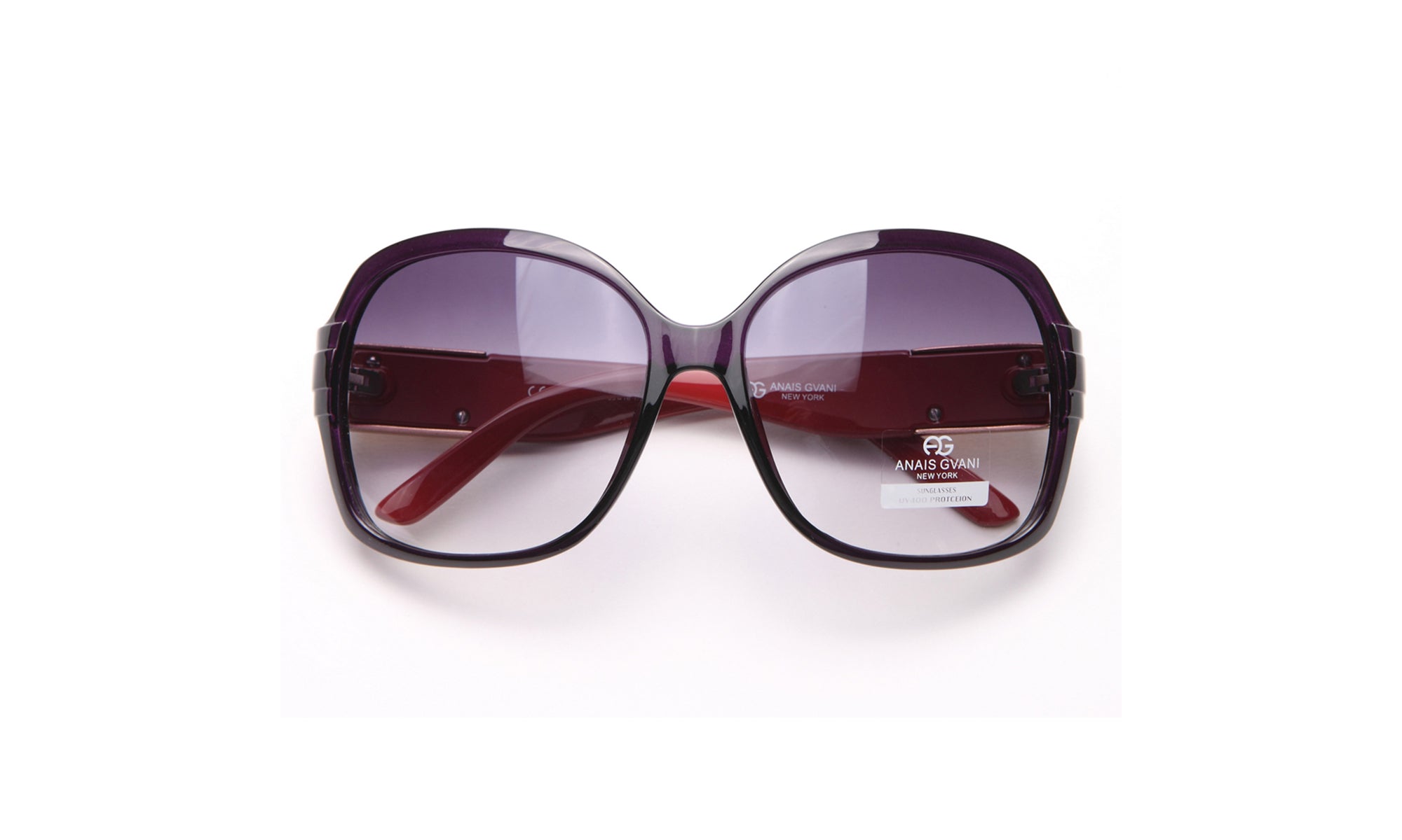 Dasein Fashion Round Box Frame Sunglasses with Outline Accent UV Polarized