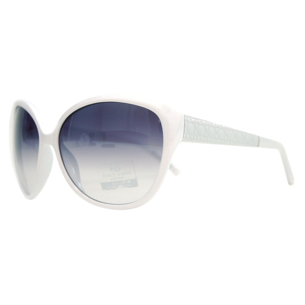 Dasein Oversized Fashion Sunglasses with Quilt-like Texture Design on Side