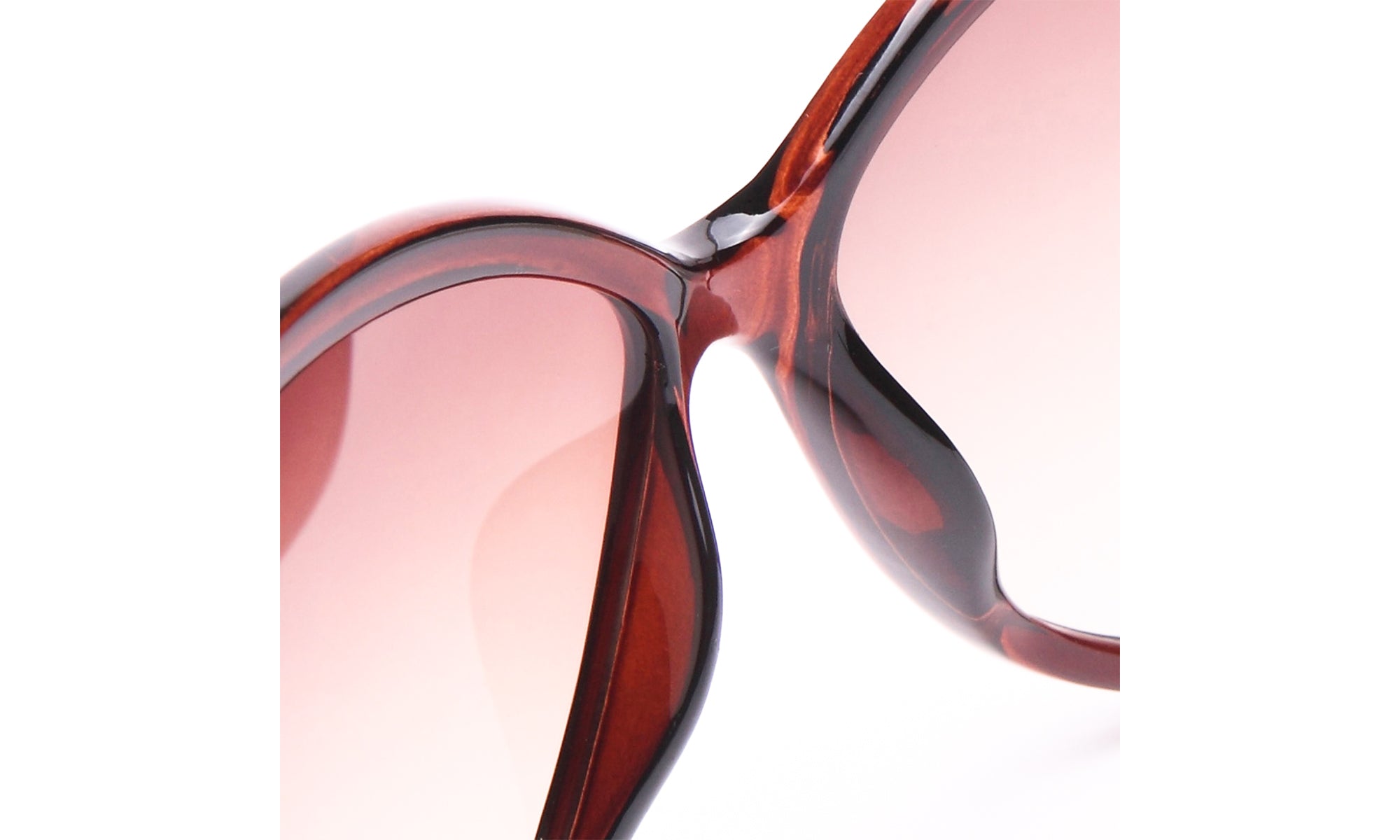 Dasein Feminine Fashion Oversized Sunglasses with Pop Out Mosaic Design