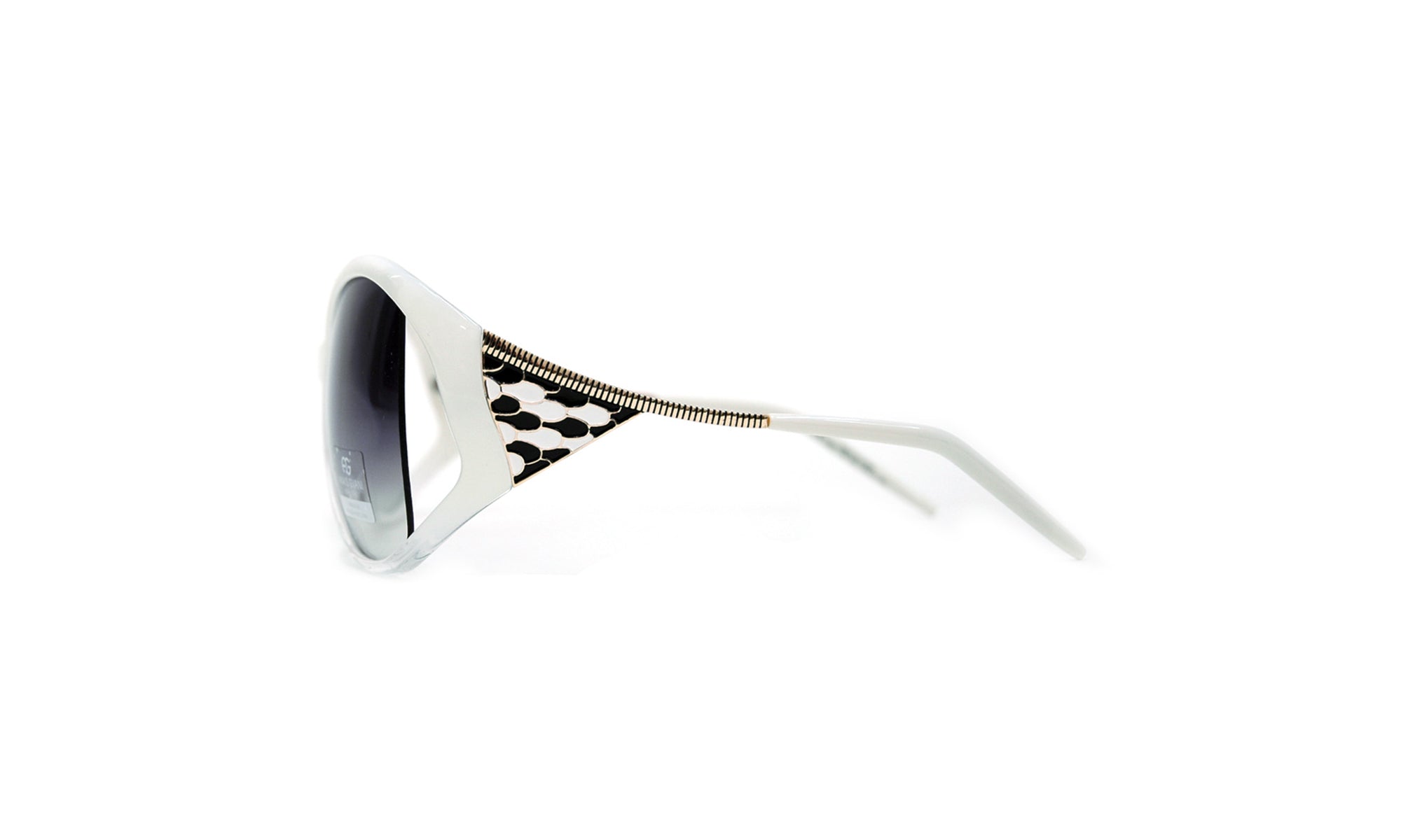 Dasein Feminine Fashion Oversized Sunglasses with Pop Out Mosaic Design