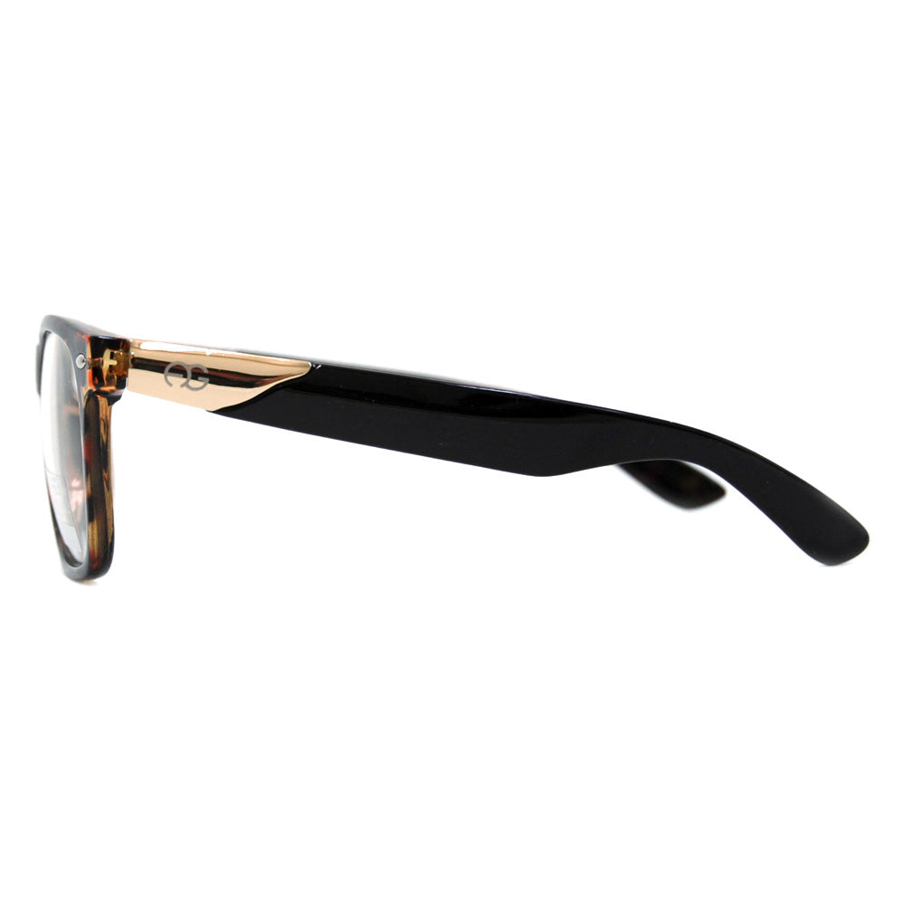 Dasein Square Polarized Sunglasses with Thick Metal Arms