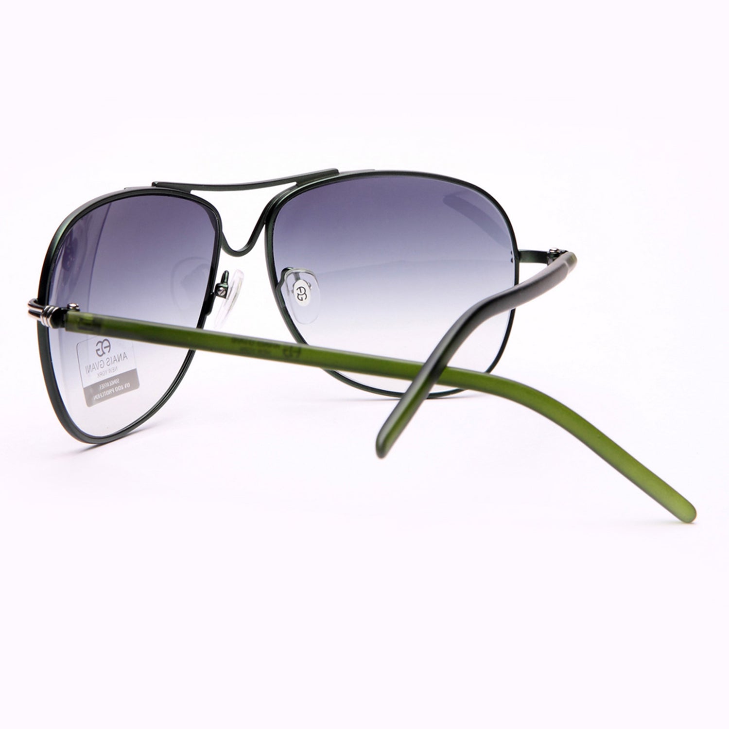 Women's Classic Metal Sunglasses Gradient Color Lens Aviator Sunglasses