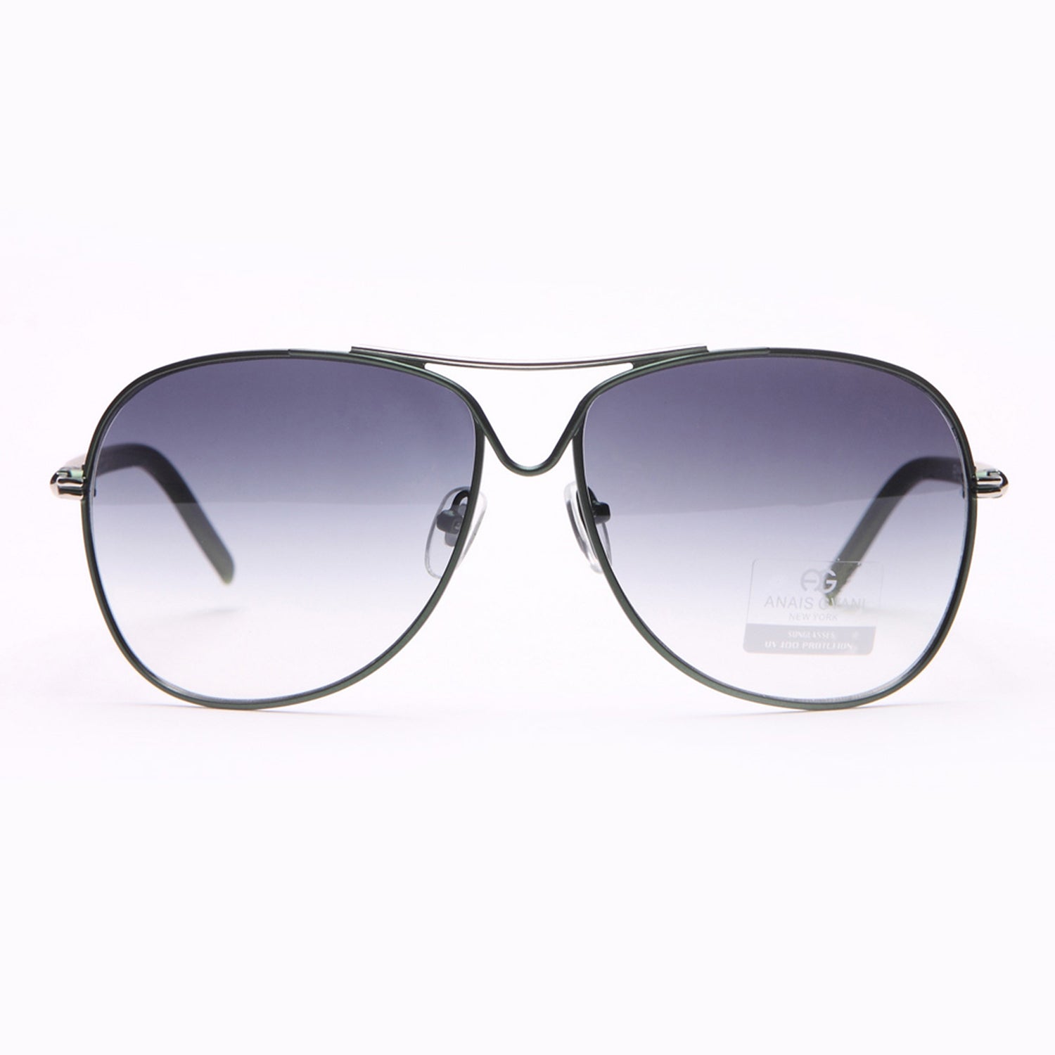 Women's Classic Metal Sunglasses Gradient Color Lens Aviator Sunglasses