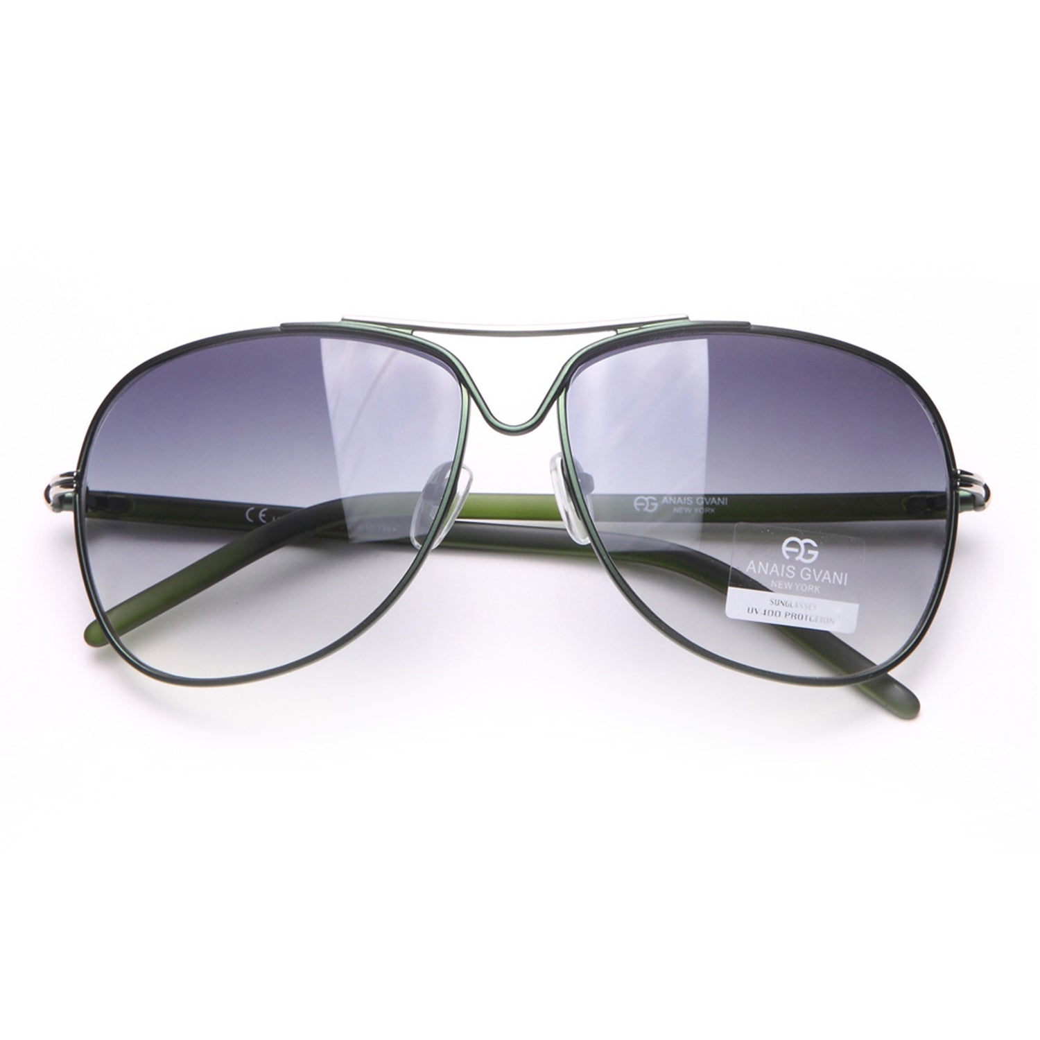 Women's Classic Metal Sunglasses Gradient Color Lens Aviator Sunglasses
