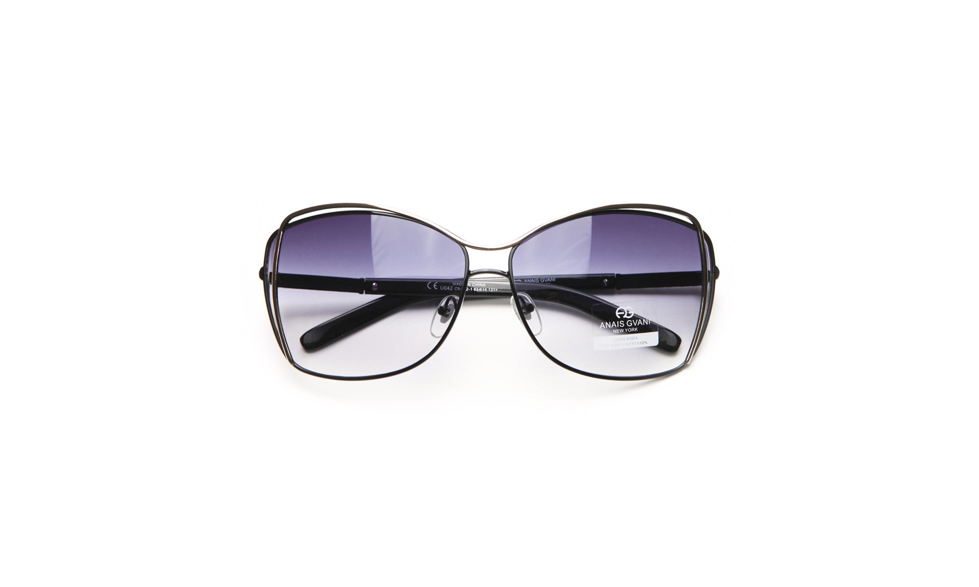 Women's Classic Metal Sunglasses Gradient Color Lens Aviator Sunglasses