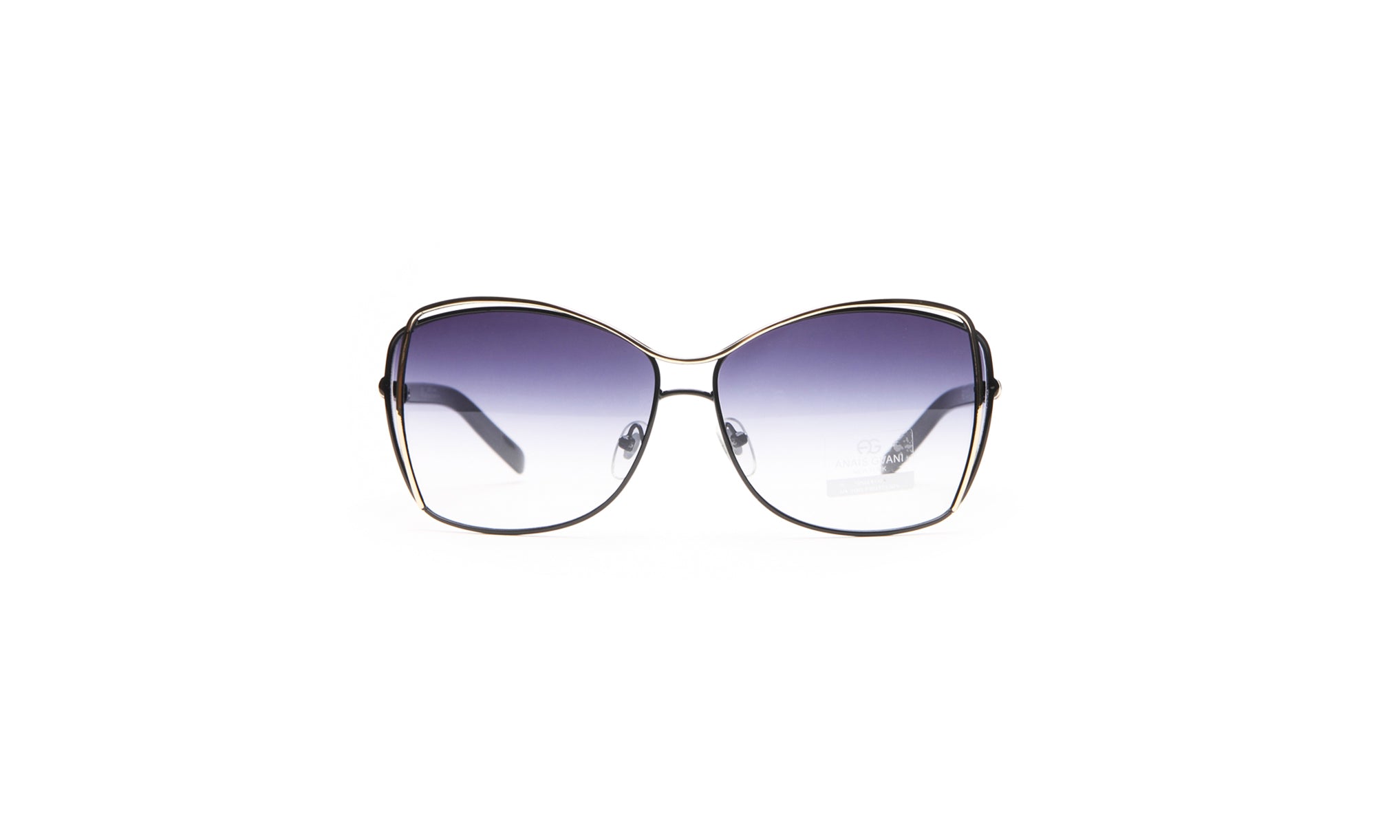 Women's Classic Metal Sunglasses Gradient Color Lens Aviator Sunglasses
