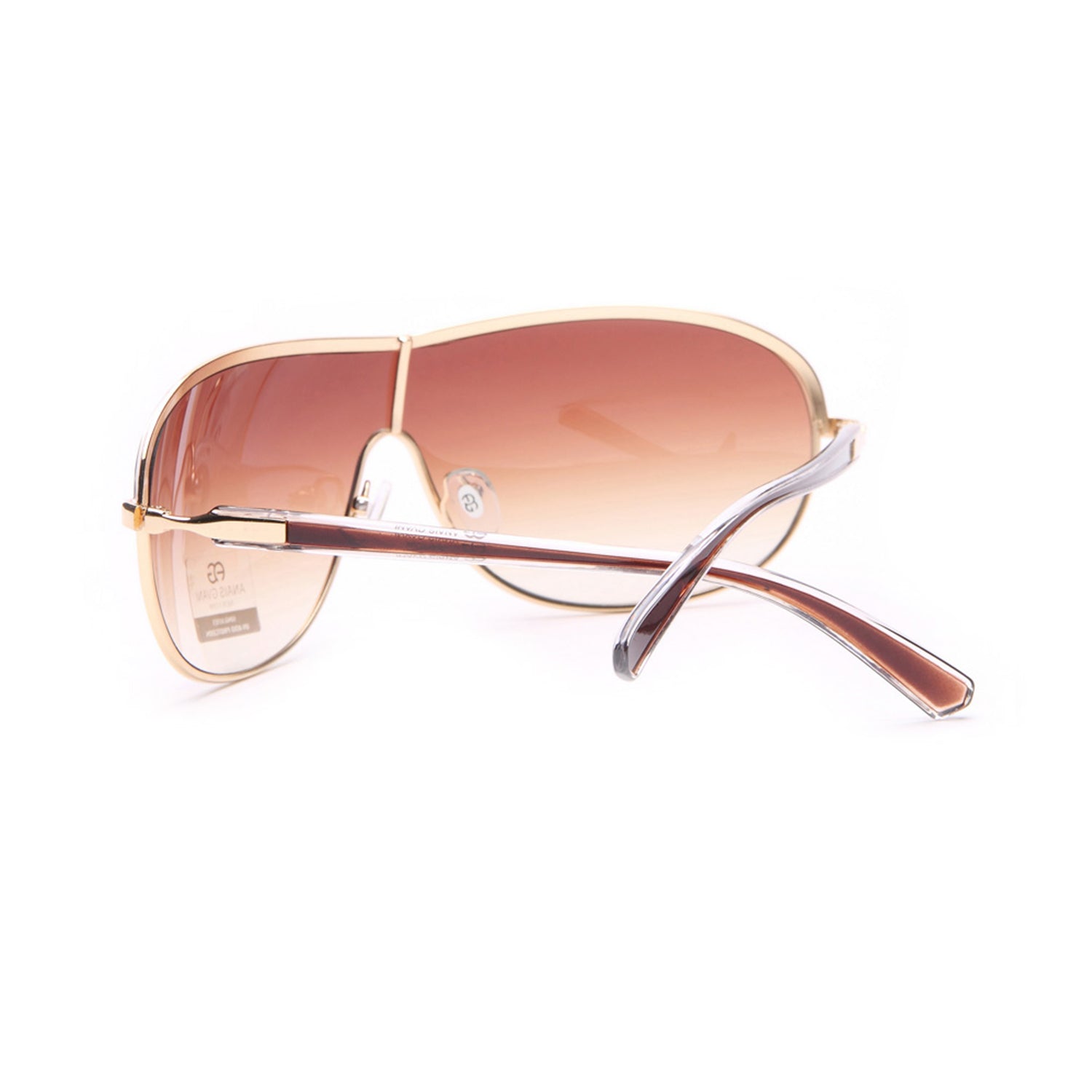 Women's Classic Metal Sunglasses Gradient Color Lens Aviator Sunglasses