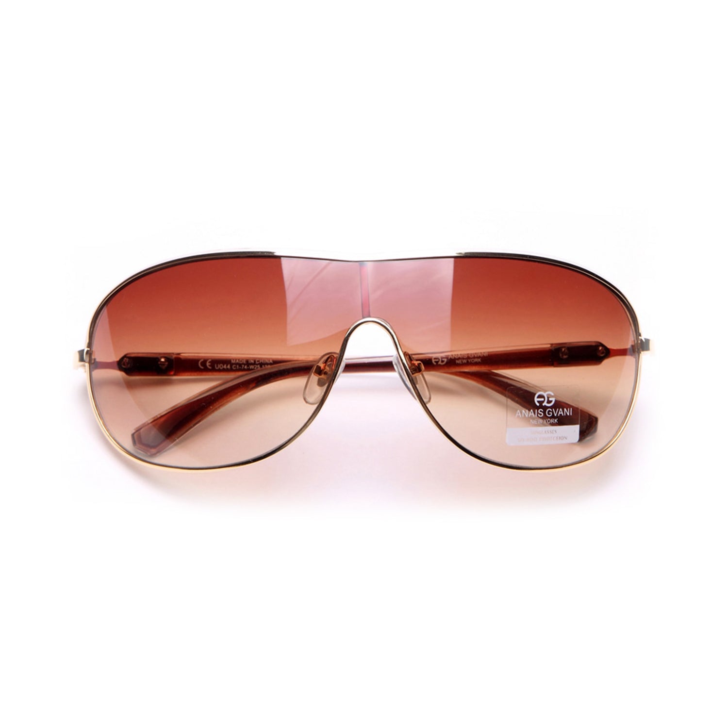 Women's Classic Metal Sunglasses Gradient Color Lens Aviator Sunglasses