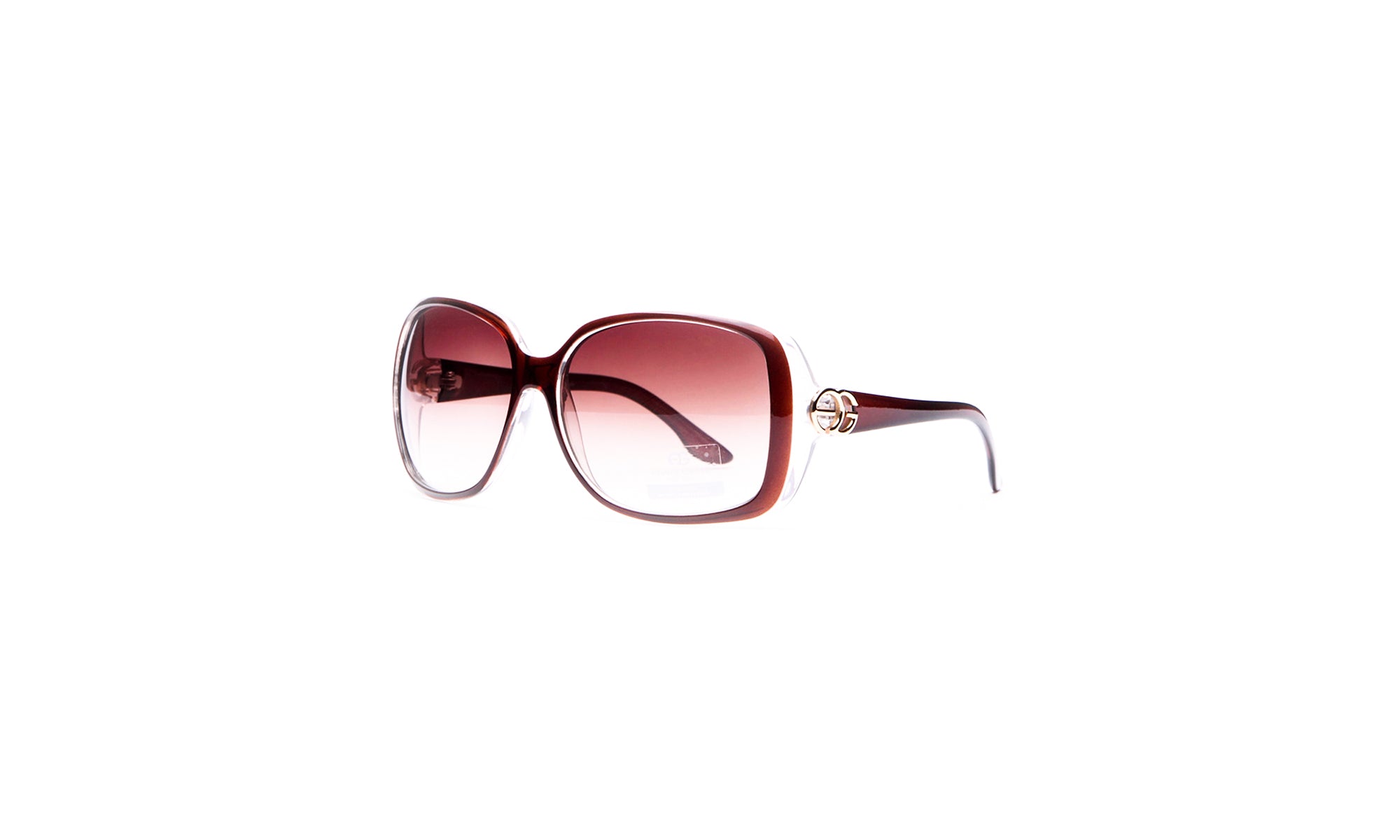 Women's Fashion Square Sunglasses Colorful Frame Gradient Lens Sunglasses
