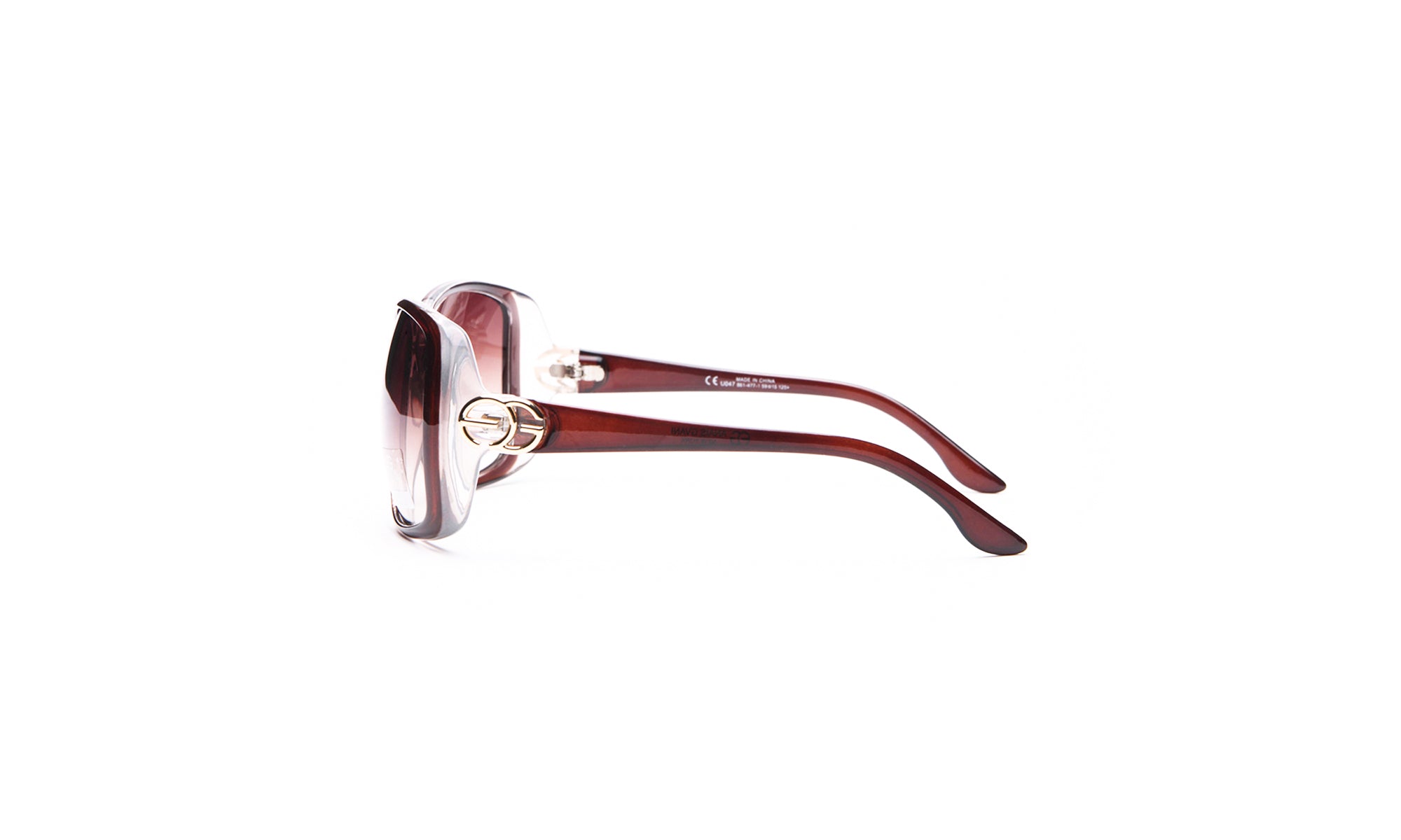 Women's Fashion Square Sunglasses Colorful Frame Gradient Lens Sunglasses
