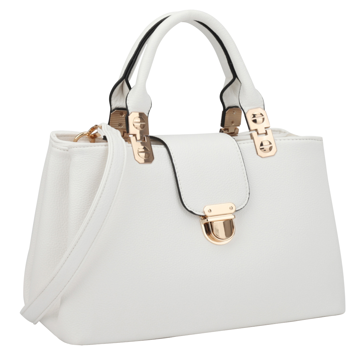 Women Satchel Handbags Top Handle Purse Medium Tote Bag Vegan Leather Shoulder Bag