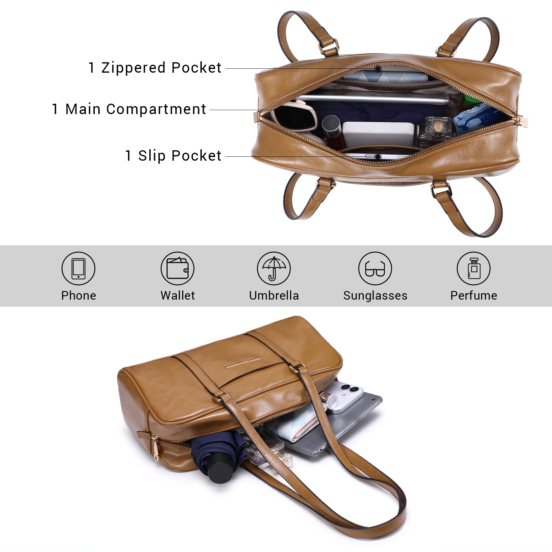 Faux Suede Shoulder Purses Retro Hobo Handbag Boston Style Bag East West Satchel for Women