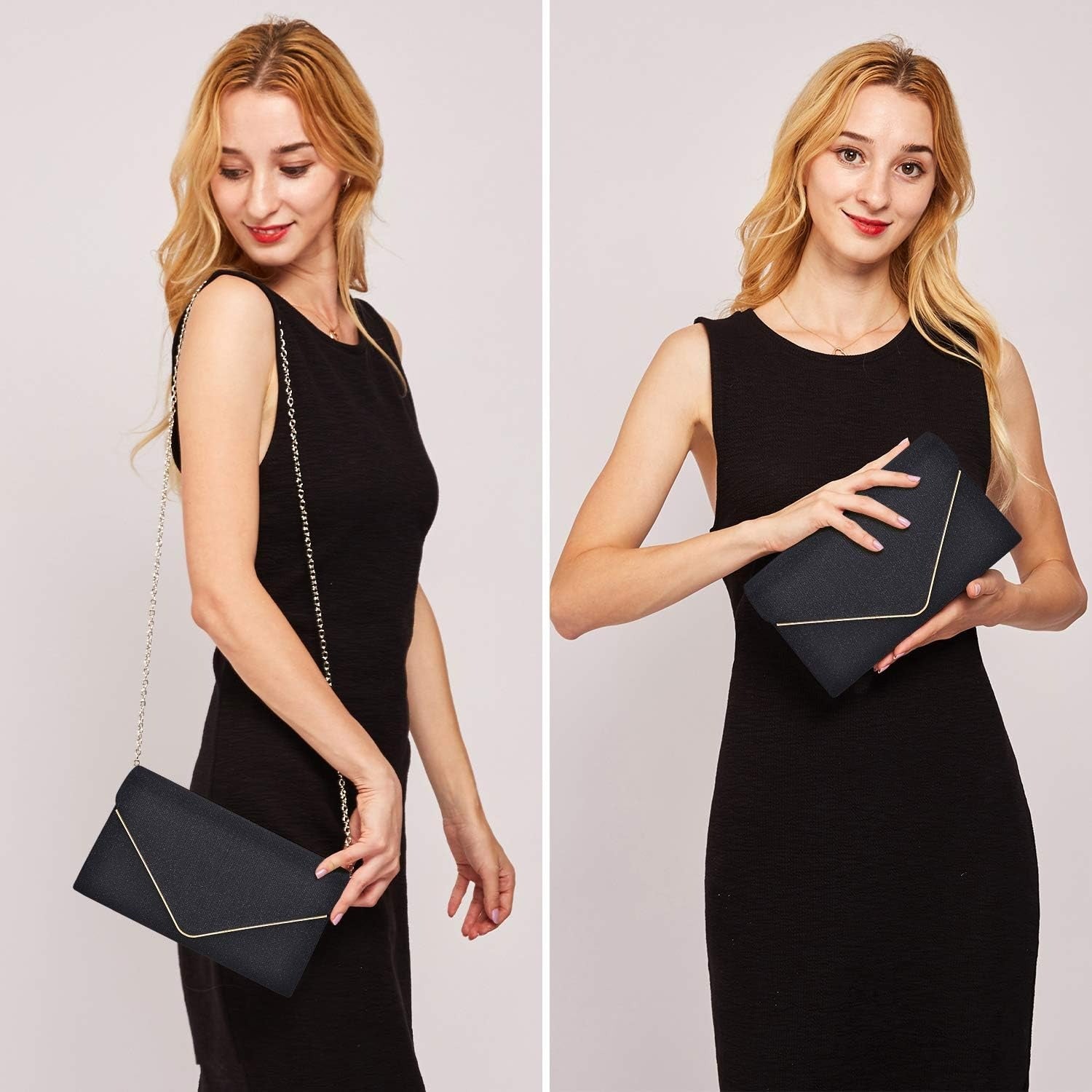 Women Glistening Clutches Handbags Evening Bags Wedding Purses Cocktail Prom Party Clutches