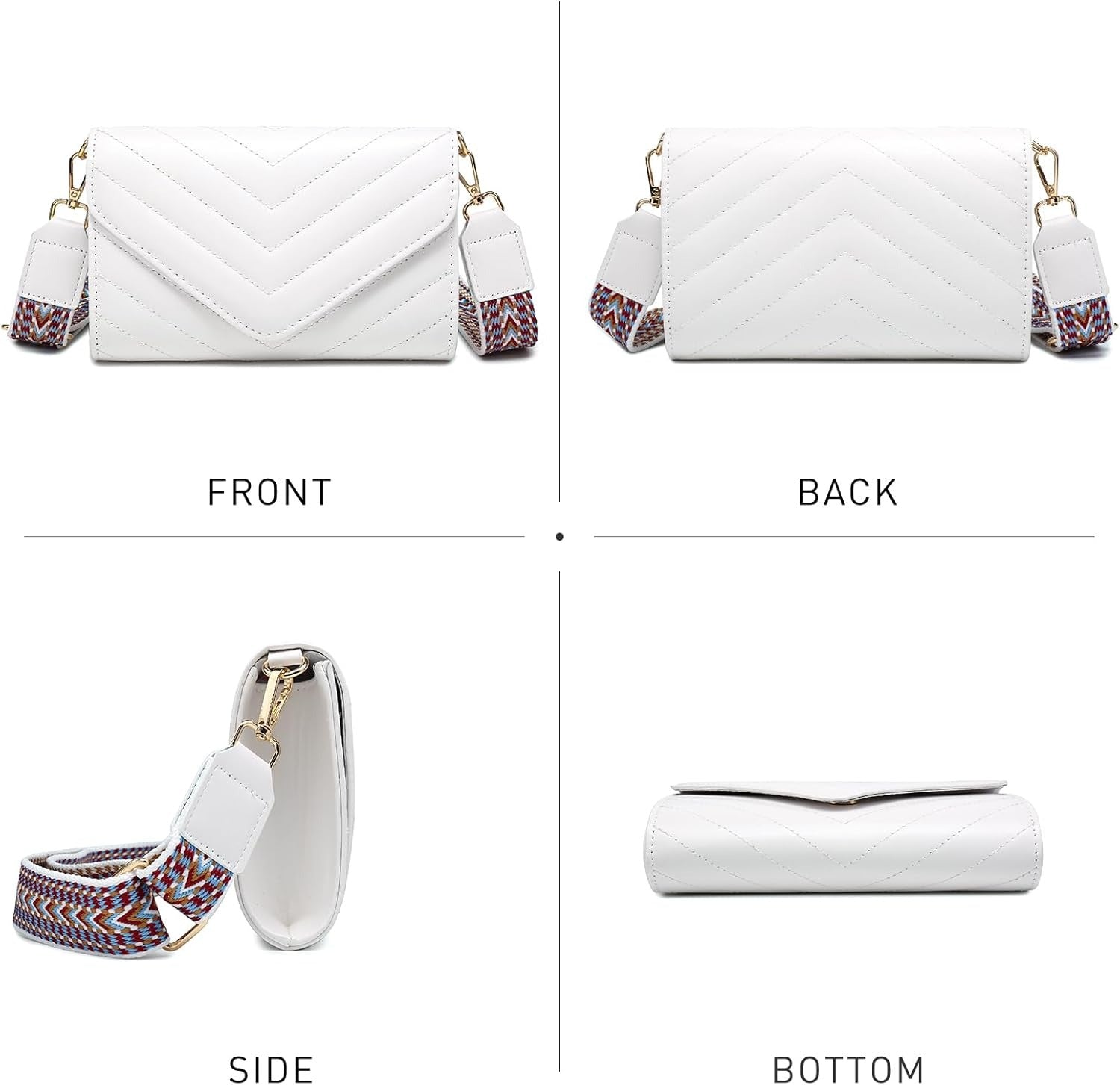 Women Small Quilted Crossbody Bags Stylish Designer Evening Bag Clutch Purses and Handbags with Chain Shoulder Strap