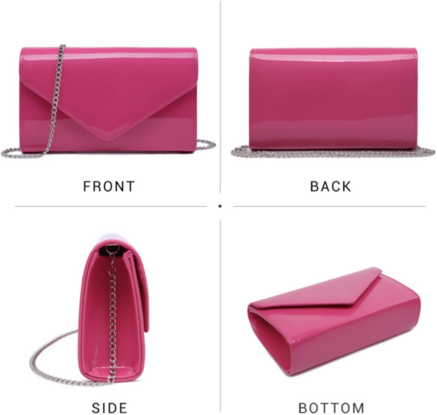 Women Glitter Evening Bags Formal Clutches Wedding Purses Party Dressy Clutch Purse Cocktail Prom Handbags