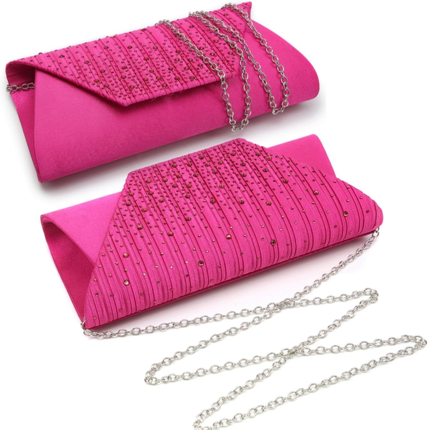 Women Evening Bags Wedding Purses Handbags Party Clutches Cocktail Prom Formal Clutch with Glitter Rhinestones