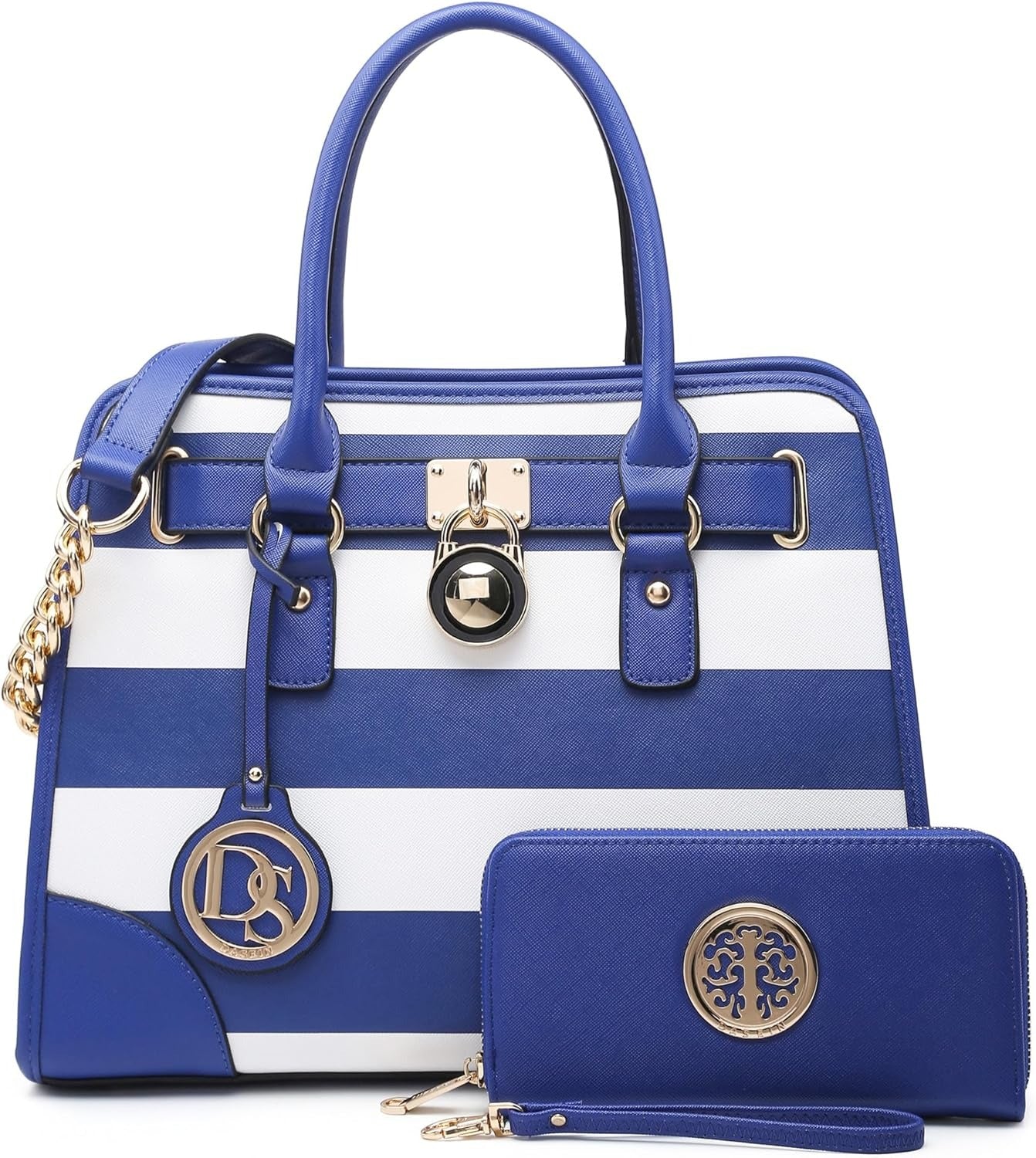 Women Handbags Top Handle Satchel Purse Shoulder Bag Hobo Bag Work Bag Set 2pcs
