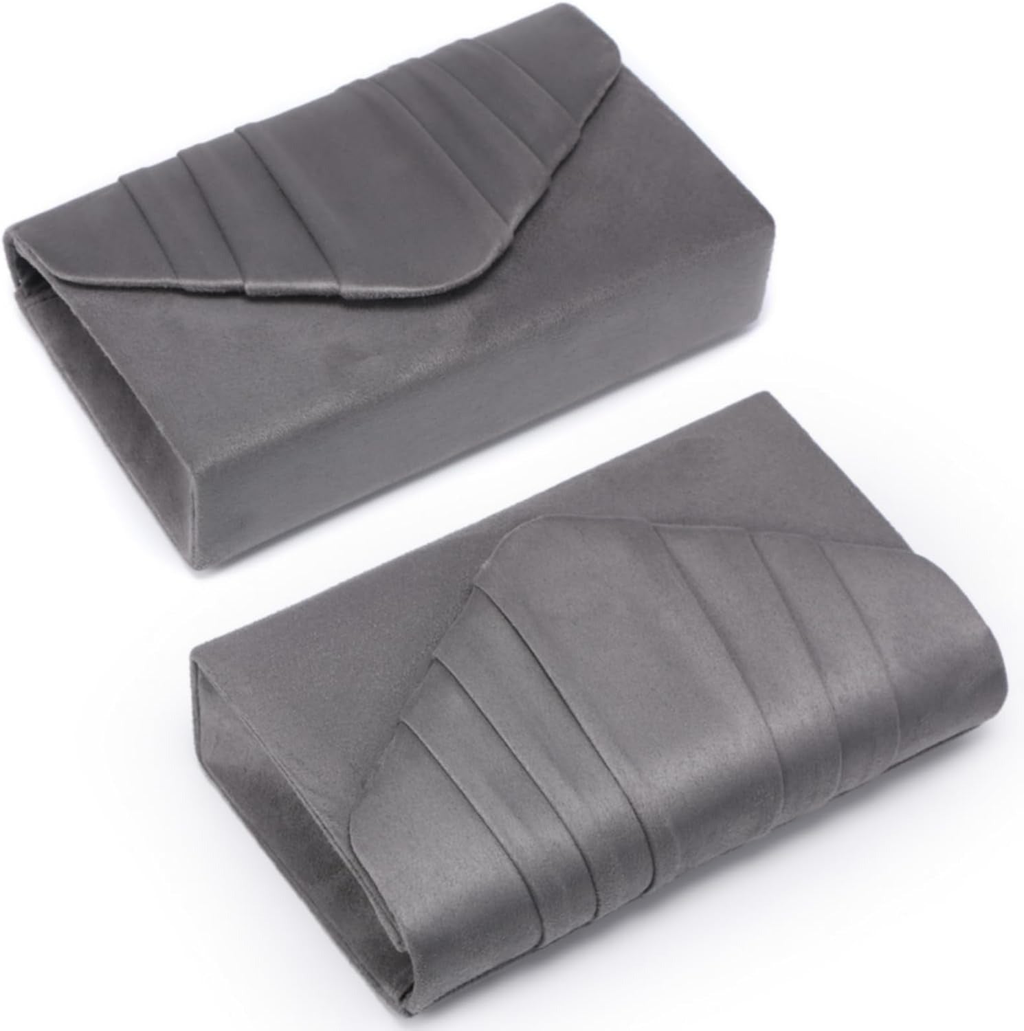 Women's Evening Bag Pleated Envelope Clutch Handbag Wedding Party Bridal Purse