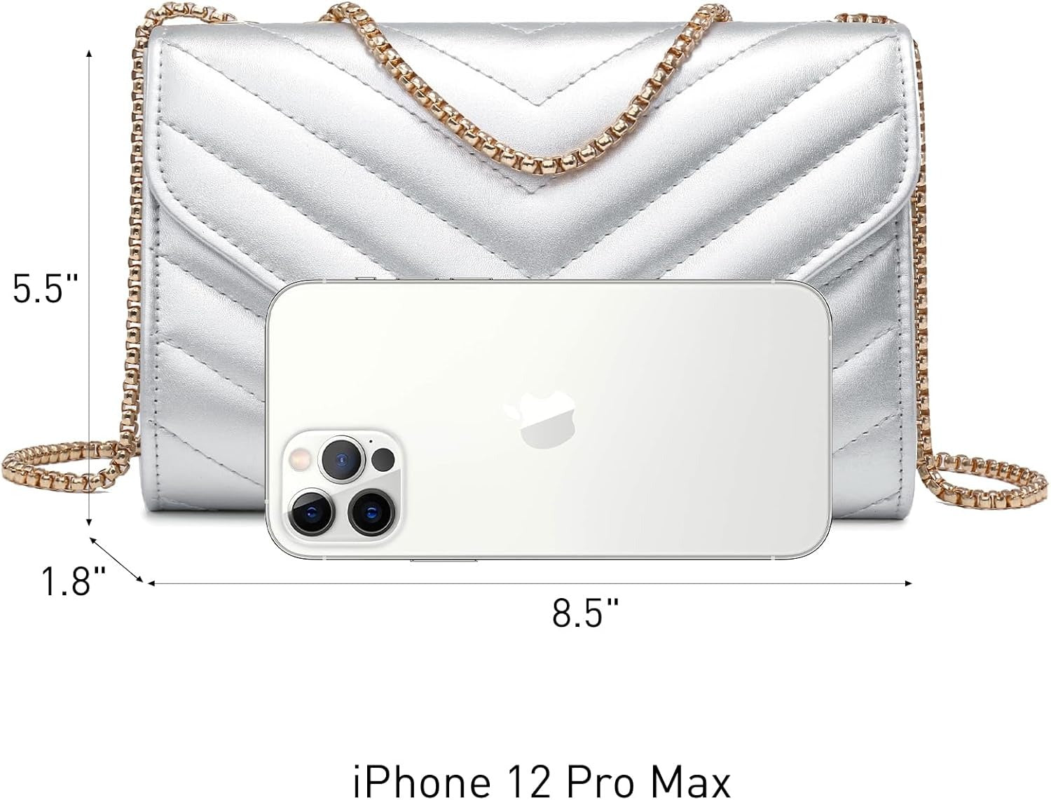 Women Small Quilted Crossbody Bags Stylish Designer Evening Bag Clutch Purses and Handbags with Chain Shoulder Strap