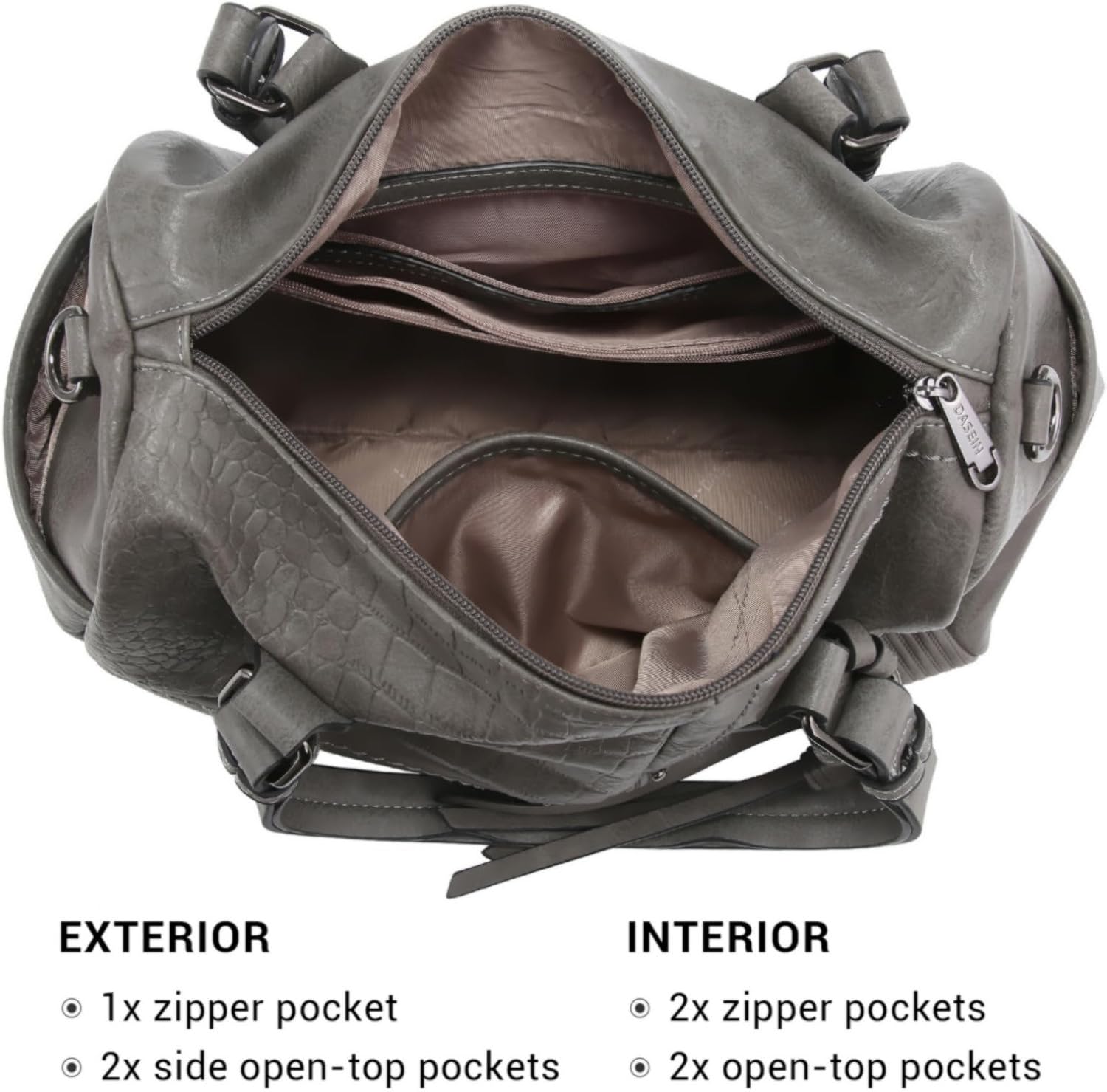 Women Soft Vegan Leather Barrel Bags Large Hobo Top Handle Work Totes Satchel Handbags Shoulder Purse