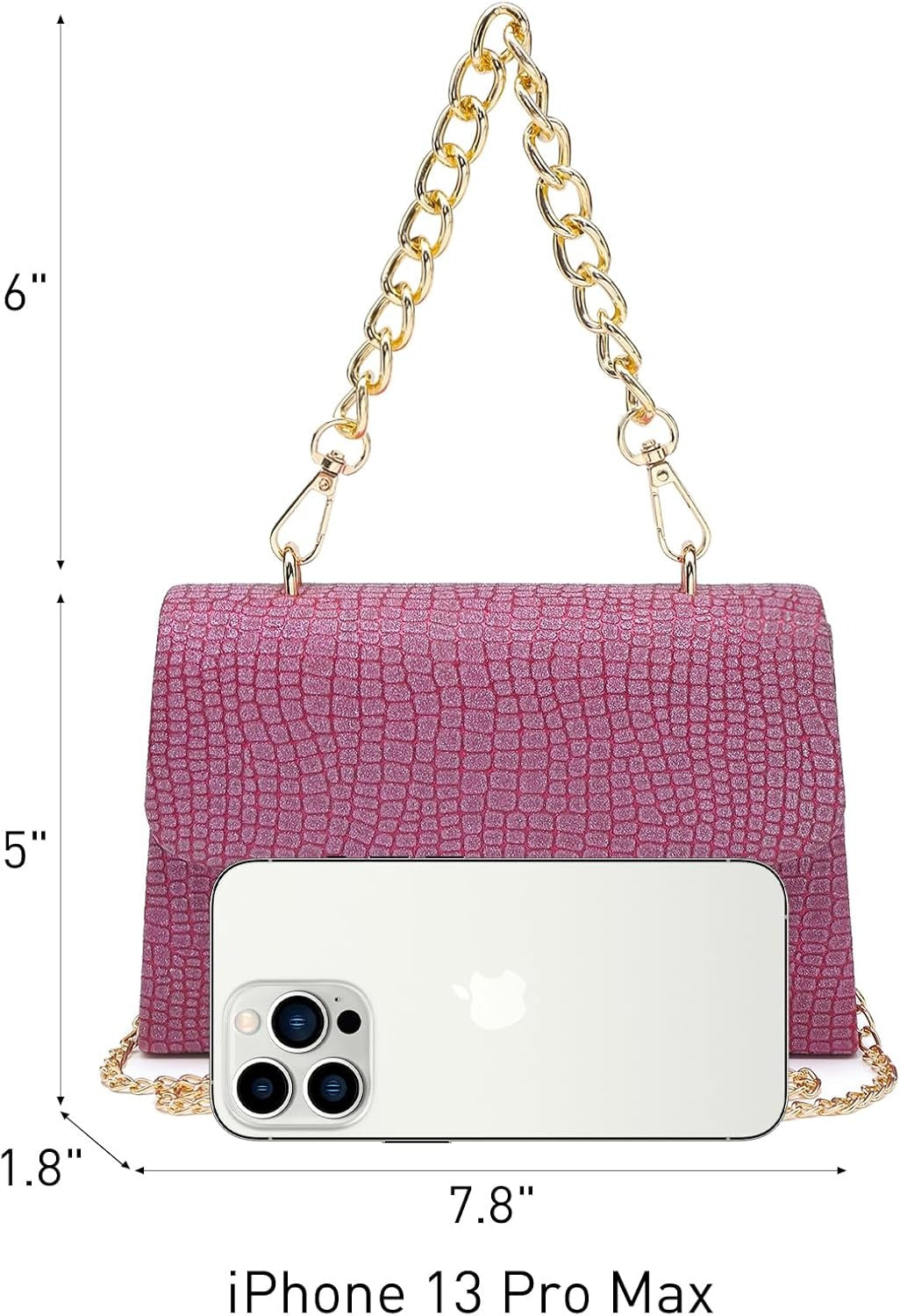 Women Sparkling Glitter Evening Handbag Top Handle Clutch Purse for Wedding Party Prom Cocktail Bridal