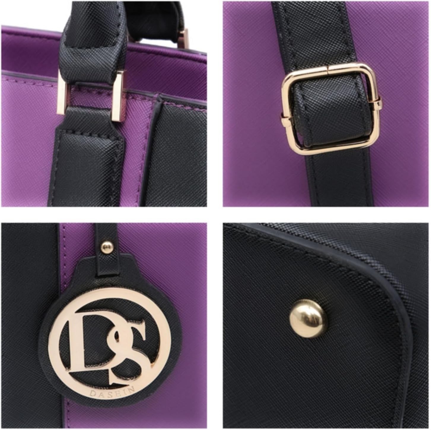 Satchel Purse Handbag for Women Large Shoulder Work Tote Bag With Matching Wallet