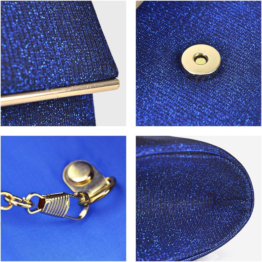 Women's Evening Bag Glitter Clutch Wedding Bridal Purse Sparkle Cocktail Party Prom Handbag | Wedding, Bridal, Sparkle, Cocktail, Party, Prom