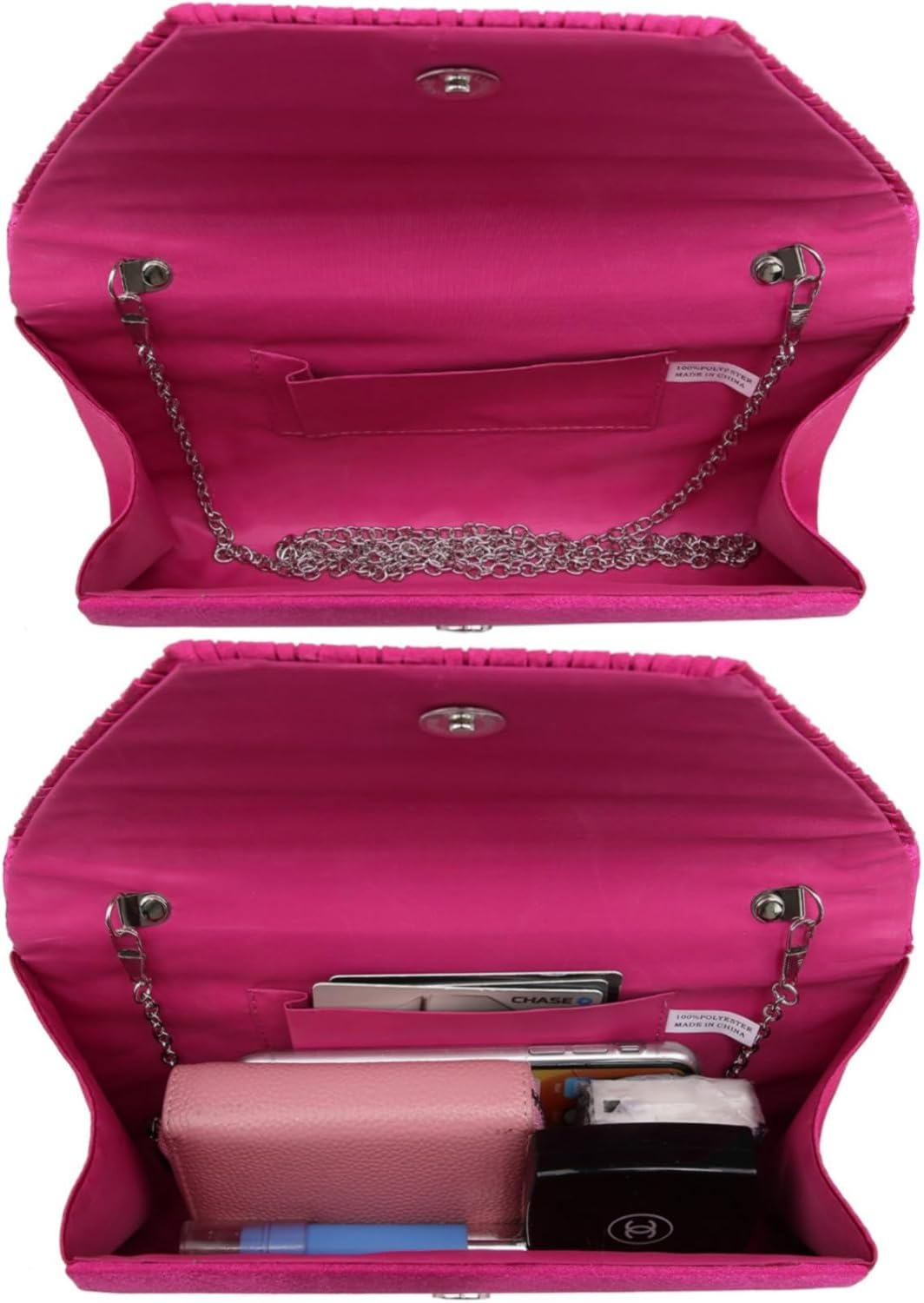 Women Evening Bags Wedding Purses Handbags Party Clutches Cocktail Prom Formal Clutch with Glitter Rhinestones